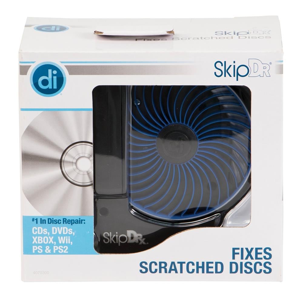 Digital Innovations SkipDr for DVD and CD Disc Repair + Cleaning - Fixes  Scratched Discs, Motorized Repair Process, Patented FlexiWheel - Electrical  Maintenance Accessories in the Electronic Cleaners department at