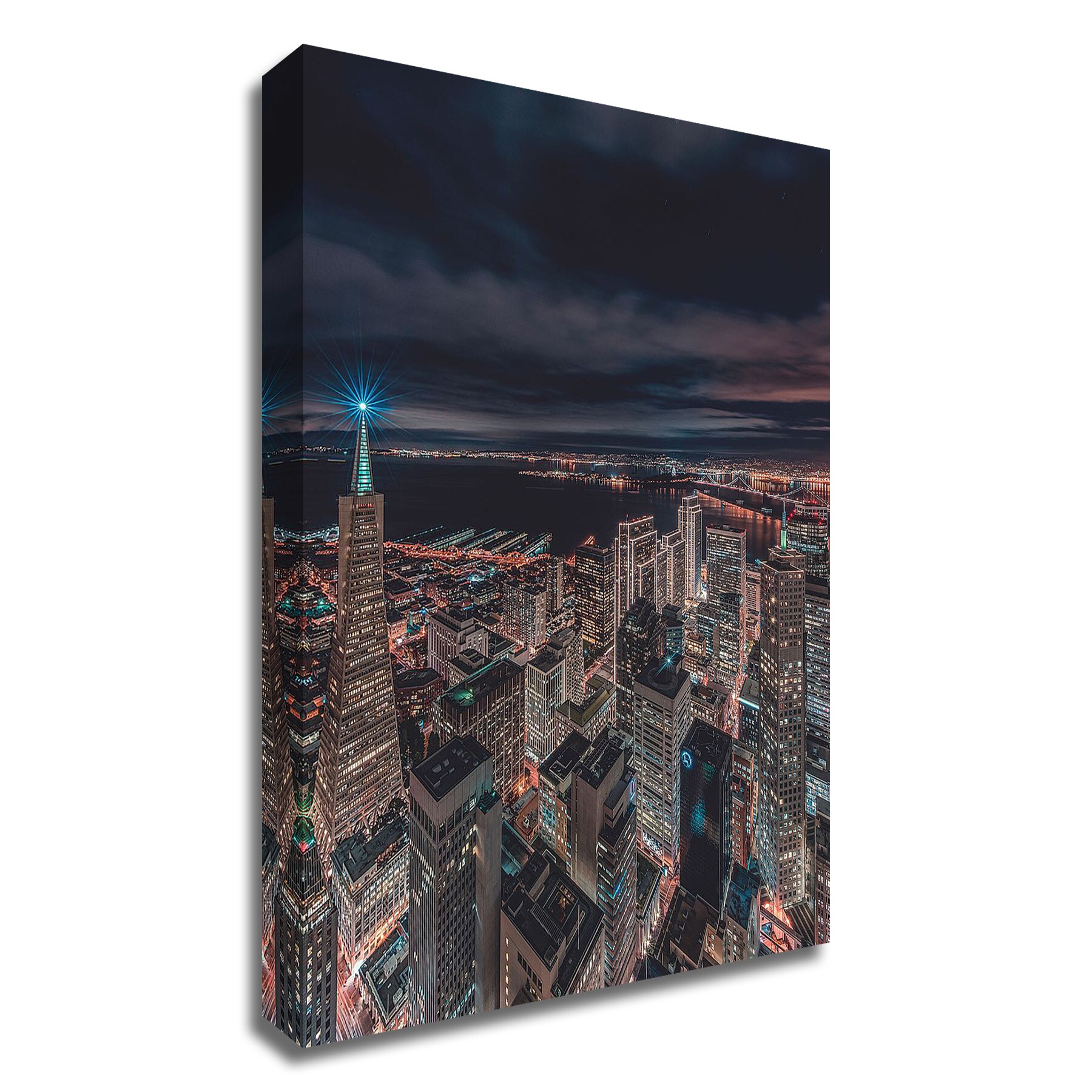 Tangletown Fine Art 8G937DC-1418 San Francisco Look Down 5 Bruce Getty 18-in H x 14-in W Photography Print on Canvas