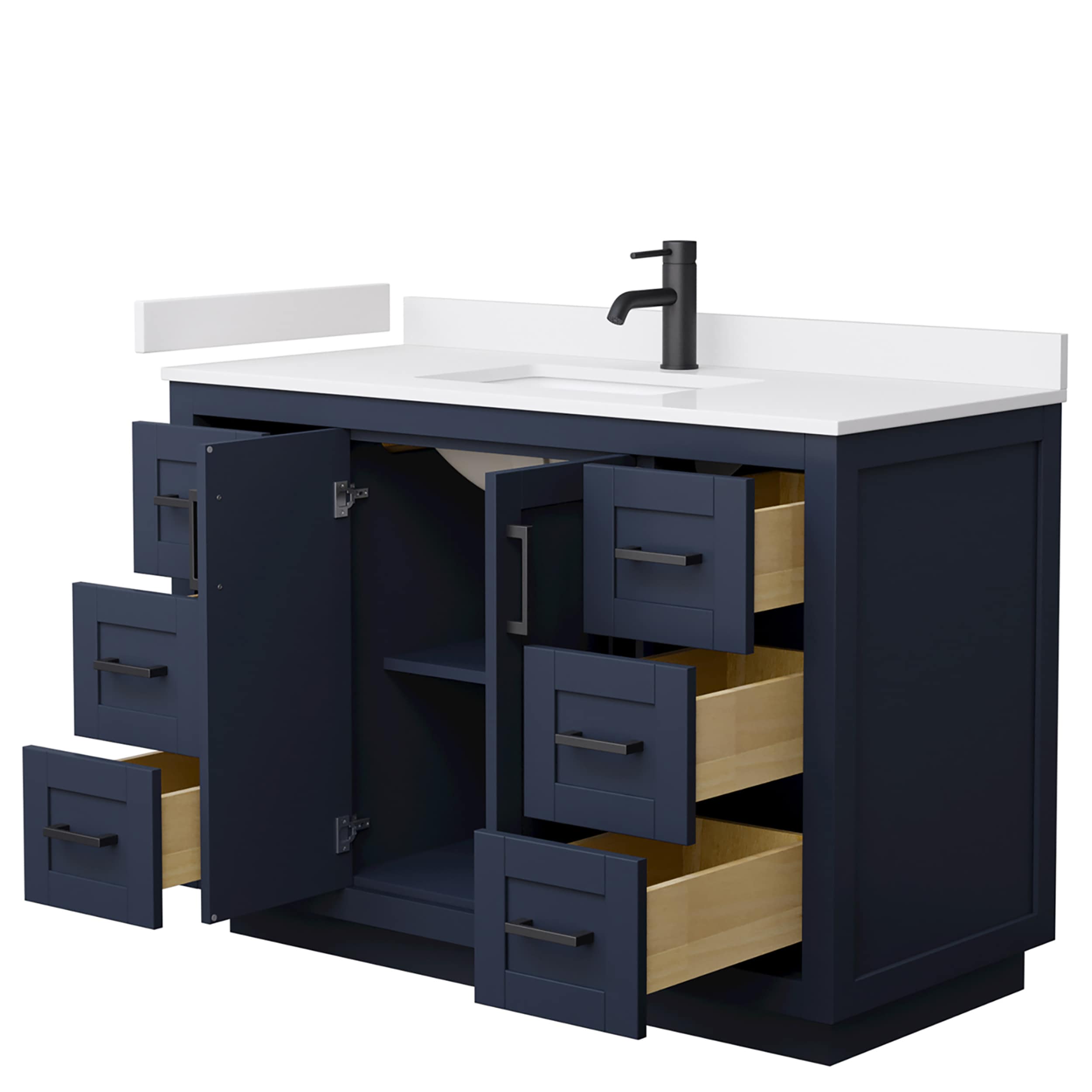 Wyndham Collection WCF292948SBBWCUNSMXX Bath-Vanity-Combo - View #3