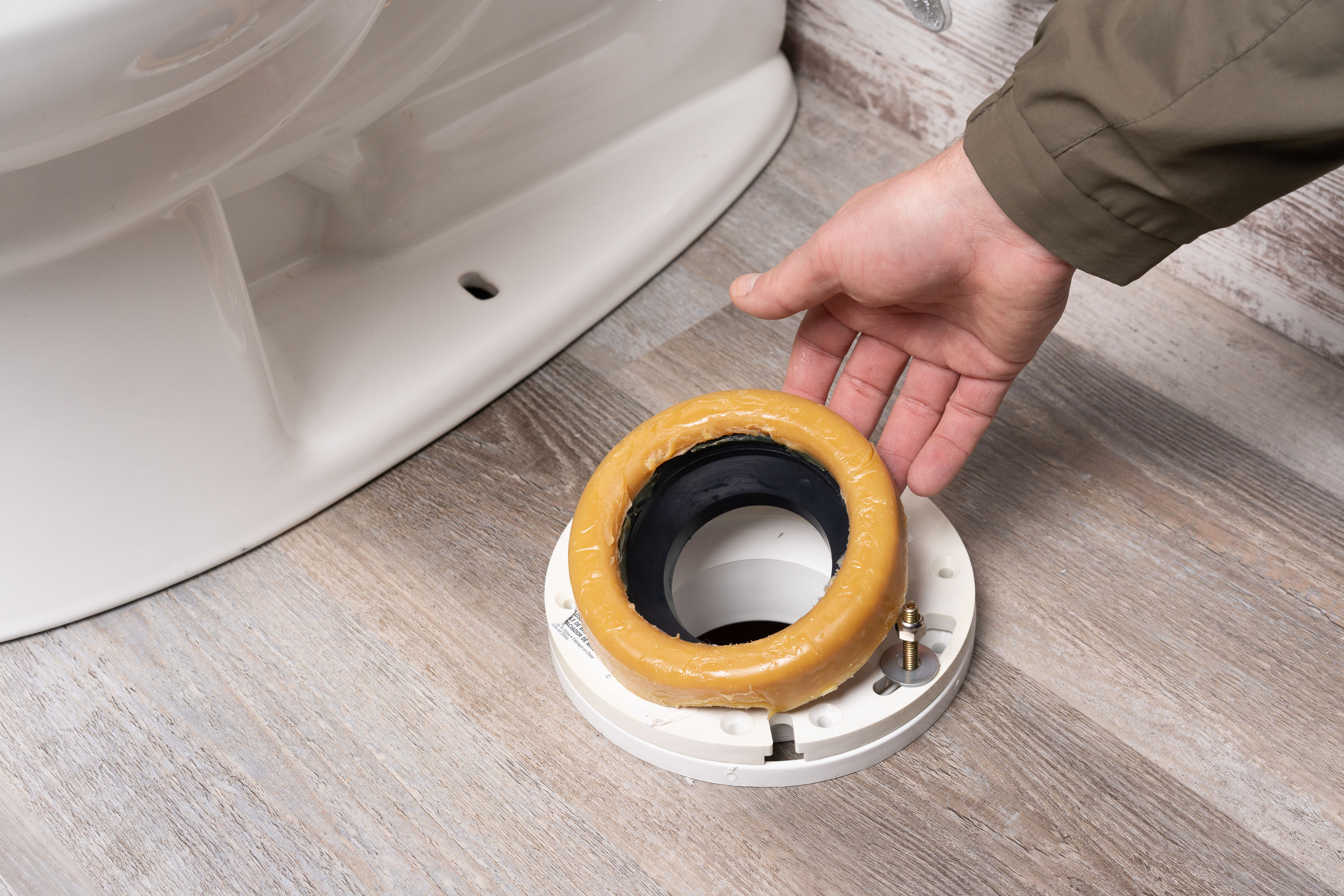 Toilet flange online spacer