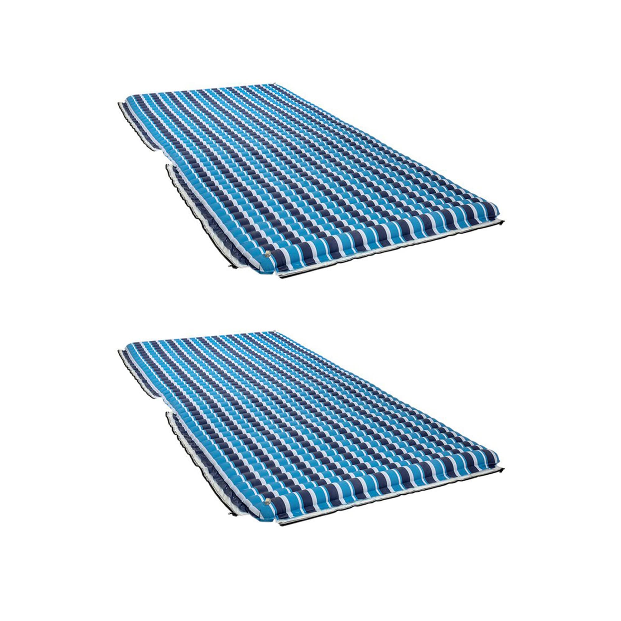 Aqua 232952 131-Inches x 131-Inches 4 -Seat Blue Inflatable raft 2 -Pack