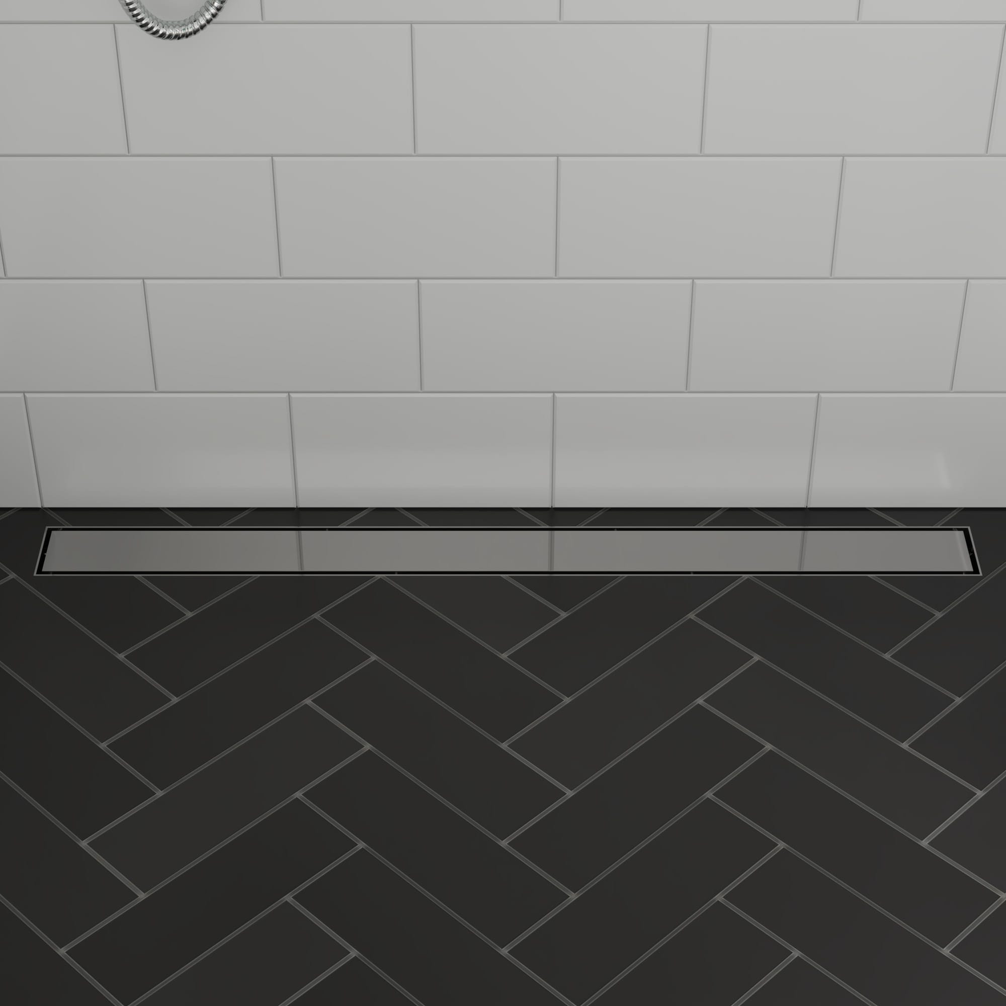 36'' Polished Stainless Steel Linear Shower Drain