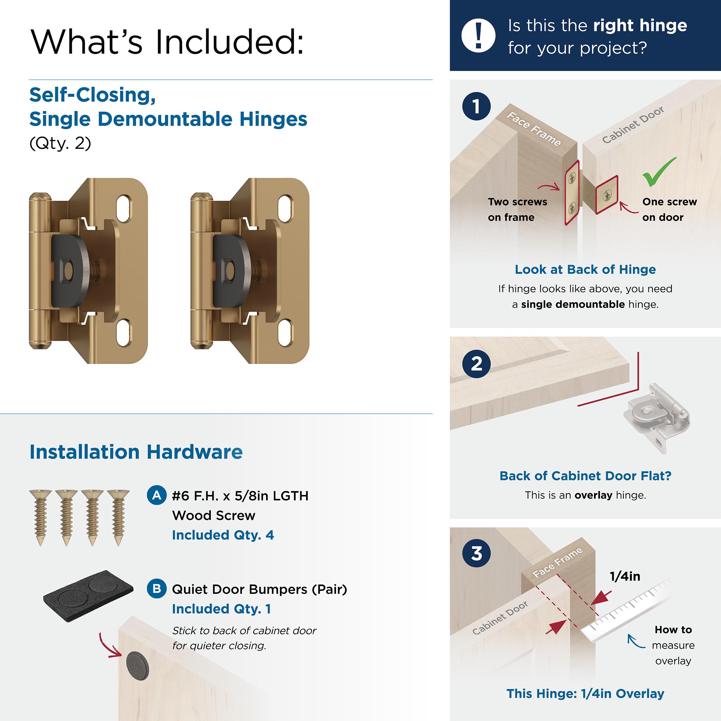 Amerock BPR8715CZ Cabinet-Hinges - View #4
