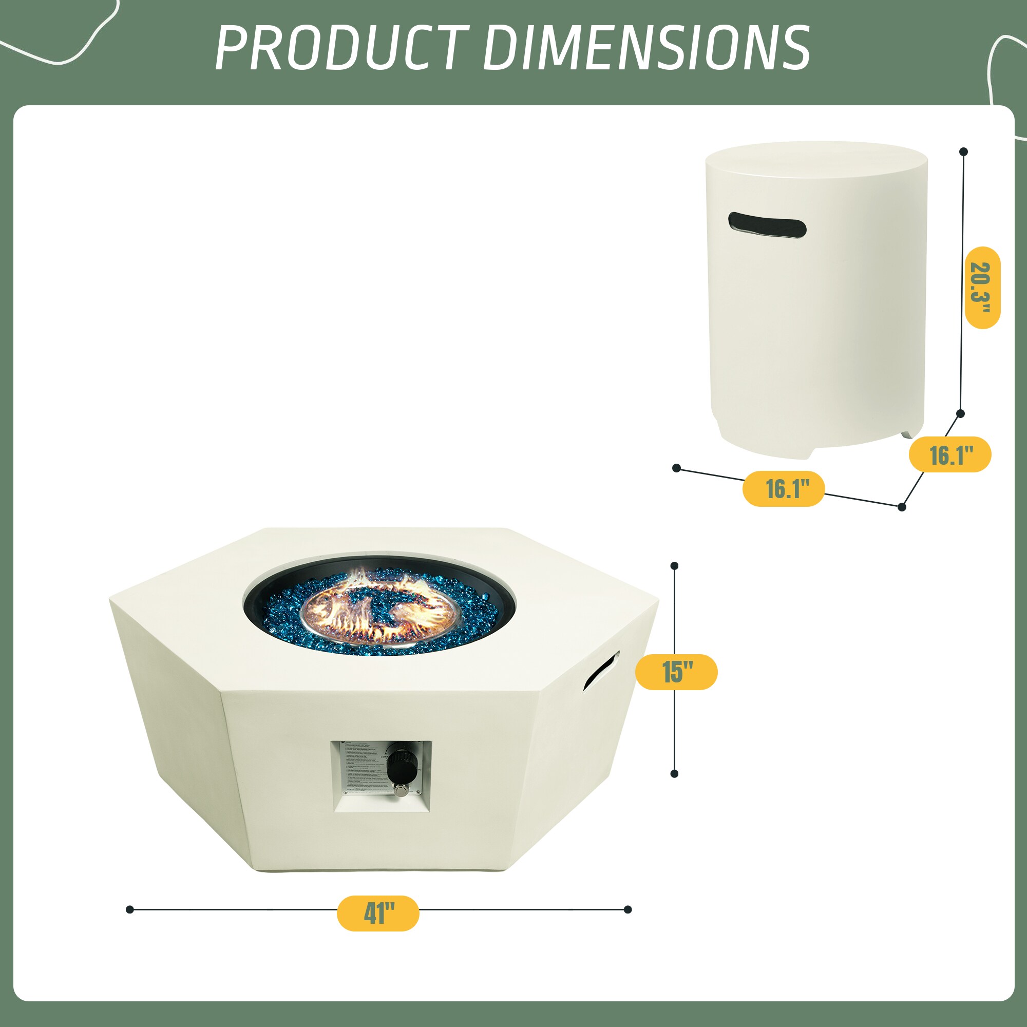 UPHA 41MGO-6BX-MBF Outdoor-Gas-Firepits - View #3