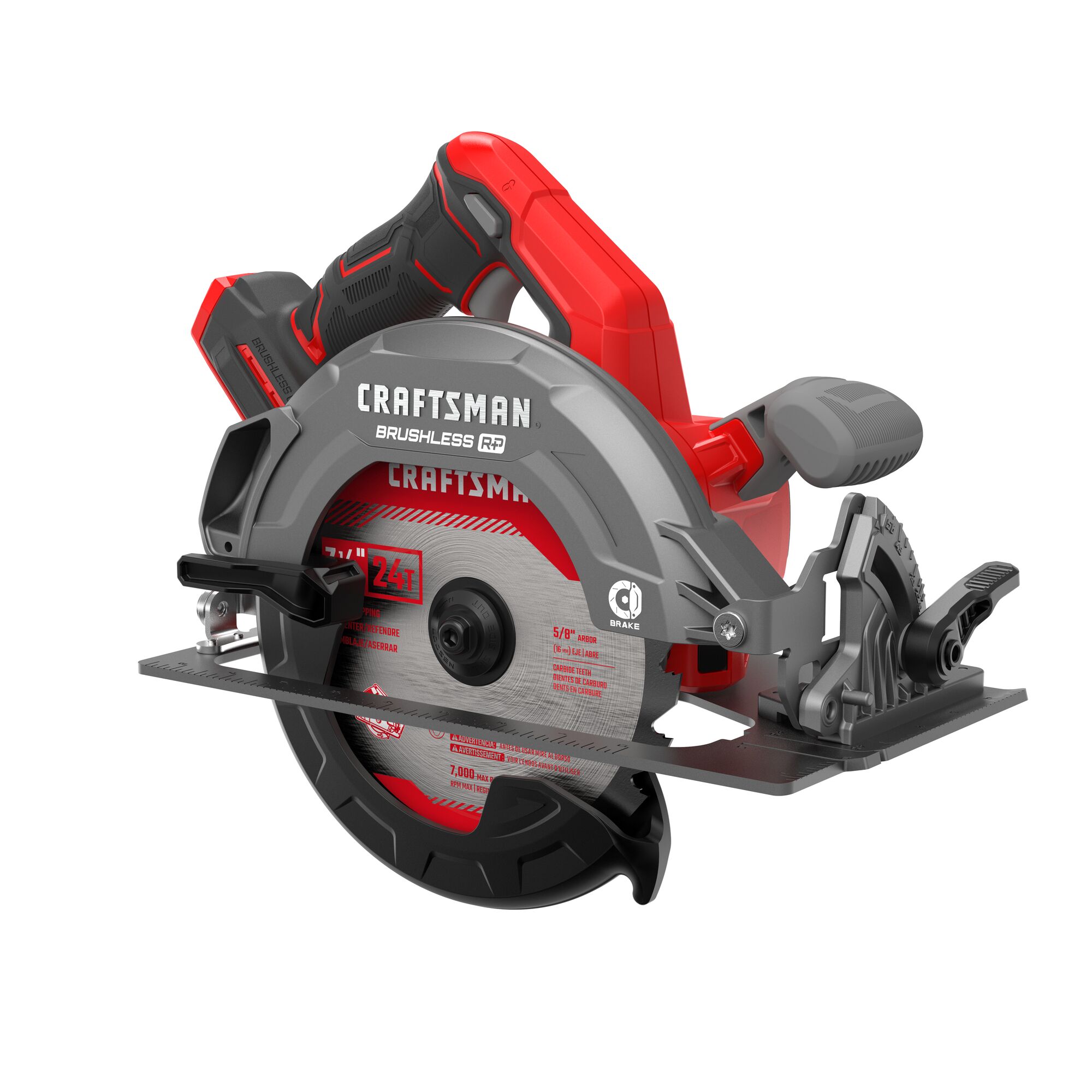 CRAFTSMAN V20 RP 20-volt Max 7-1/4-in Brushless Cordless Circular saw