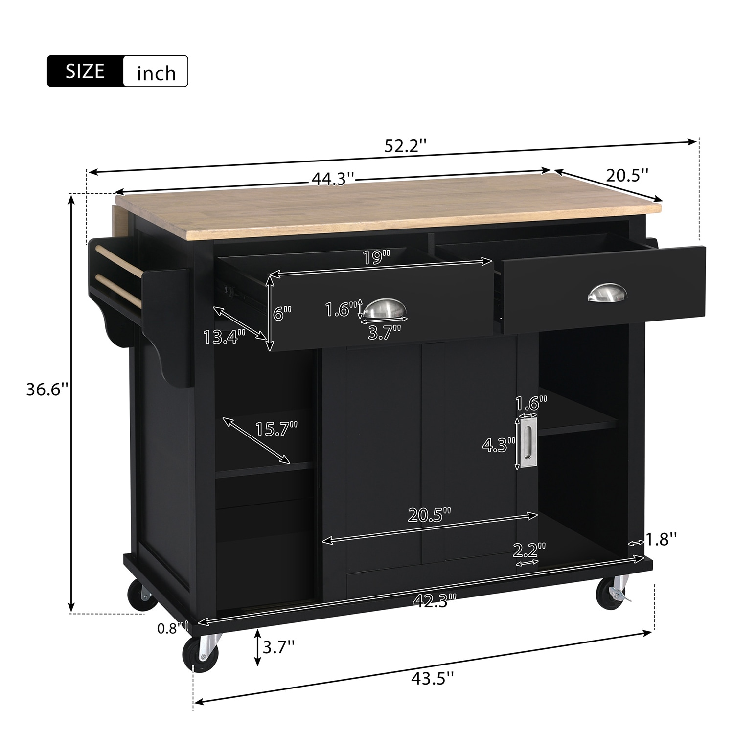 SINOFURN SYB260007BK Kitchen-Furniture - View #17