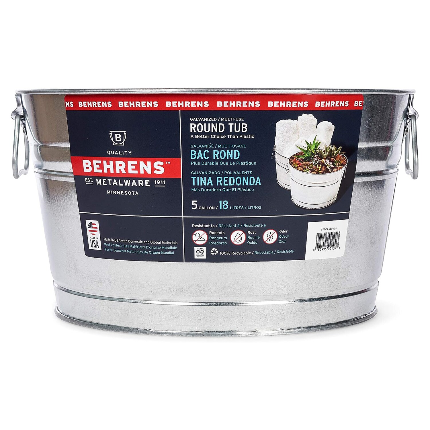 CAMCO 323283 5 Gallon(s) Metal General bucket