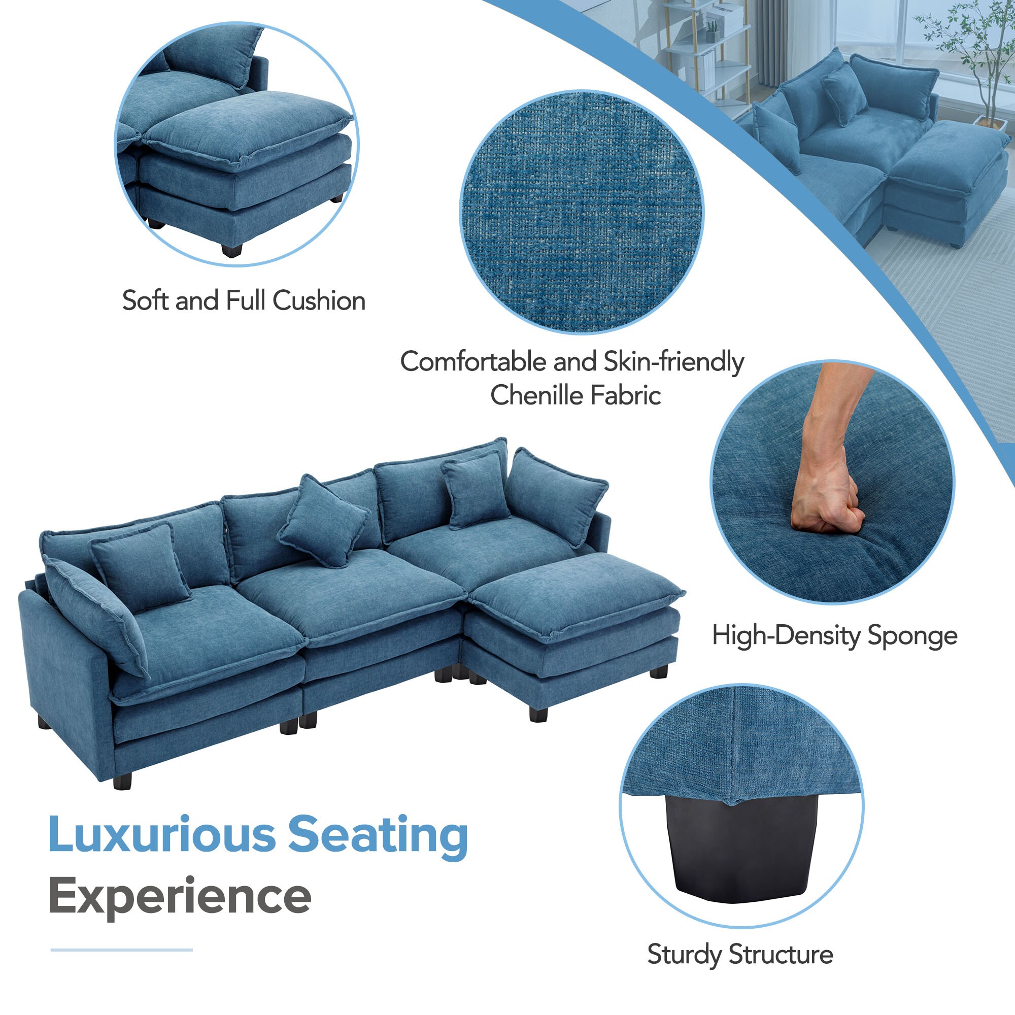 Nestfair SC0060C Sofas-Loveseats - View #6