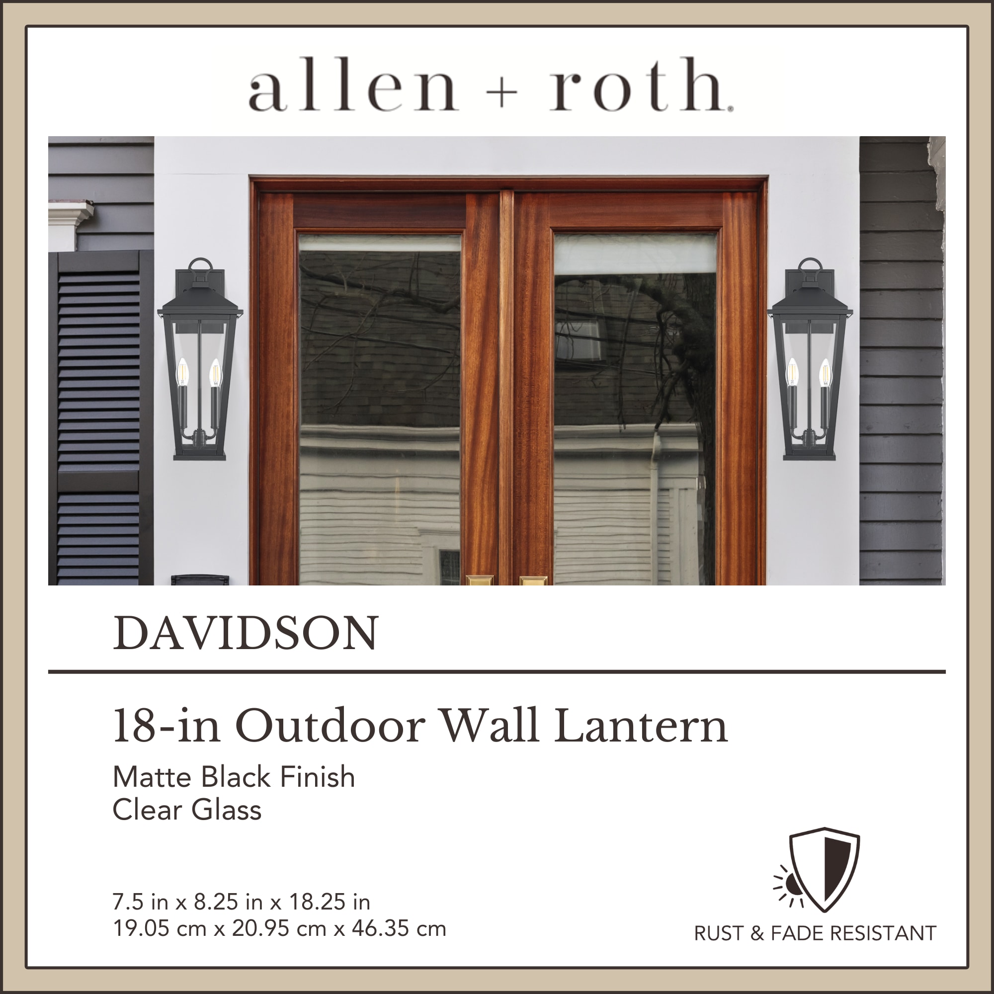 allen + roth 43078 Outdoor-Wall-Lighting - View #4