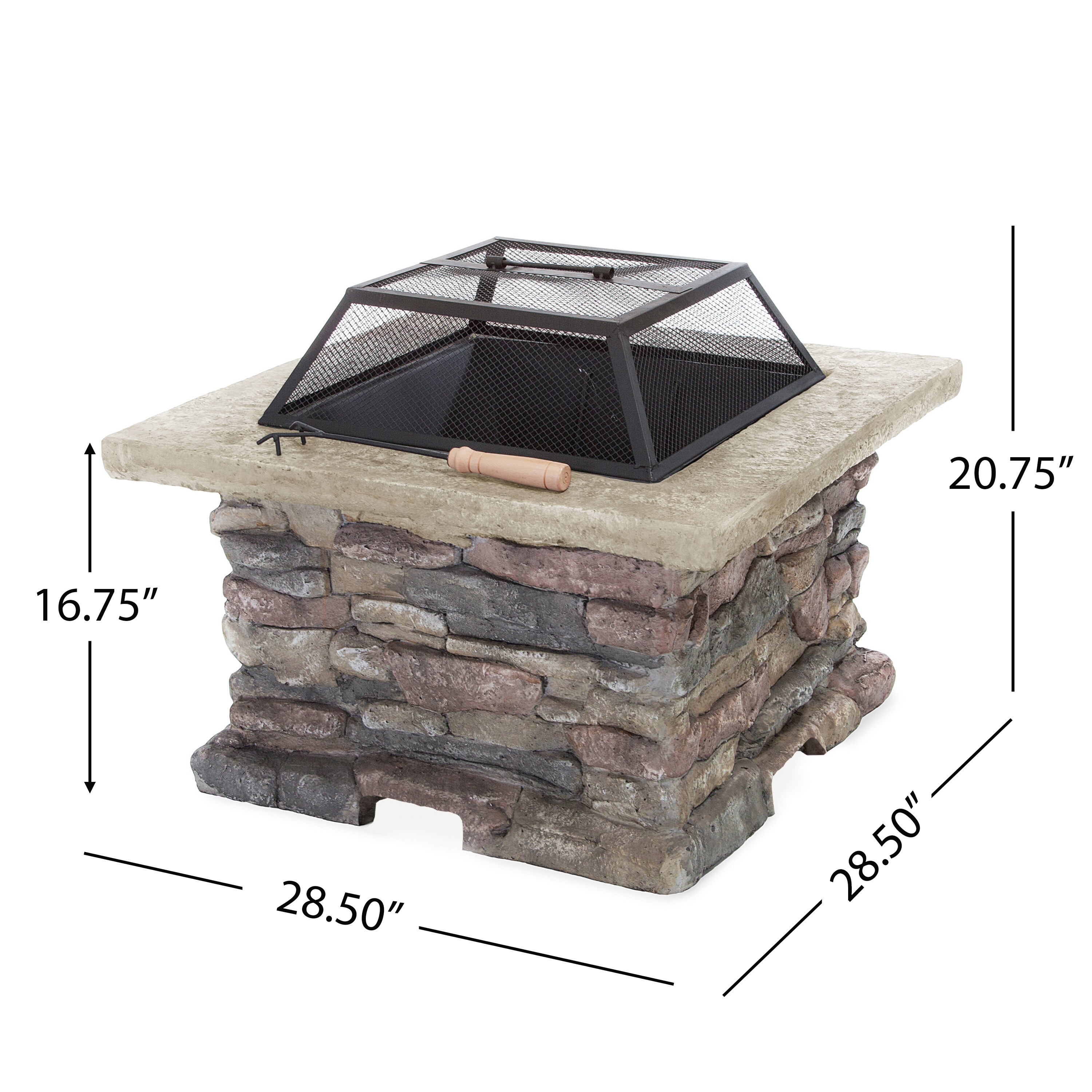 LOVMOR SF-H-53657.00 Outdoor-Woodburning-Firepits - View #4