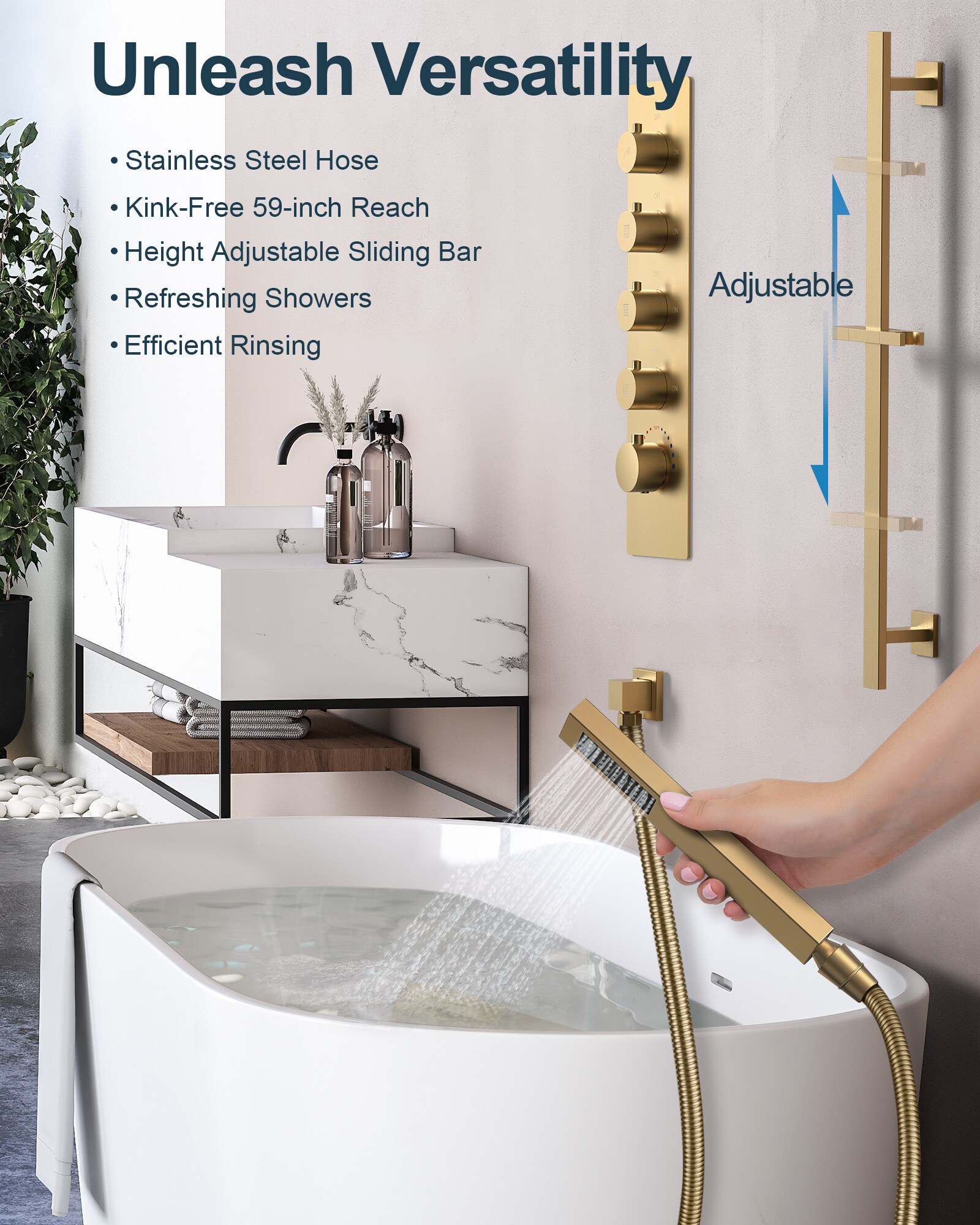 GRANDJOY SGF10GJ-31-BG16 Tub-Shower-Faucets - View #7