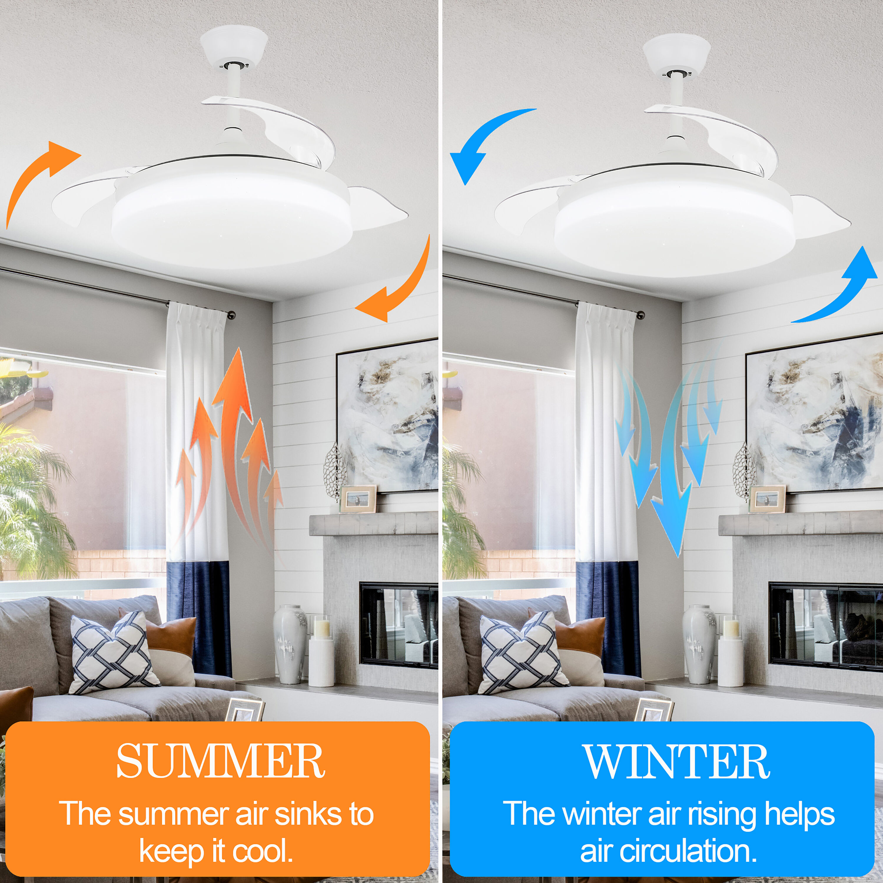 Cusp Barn DC4263-W Ceiling-Fans - View #7