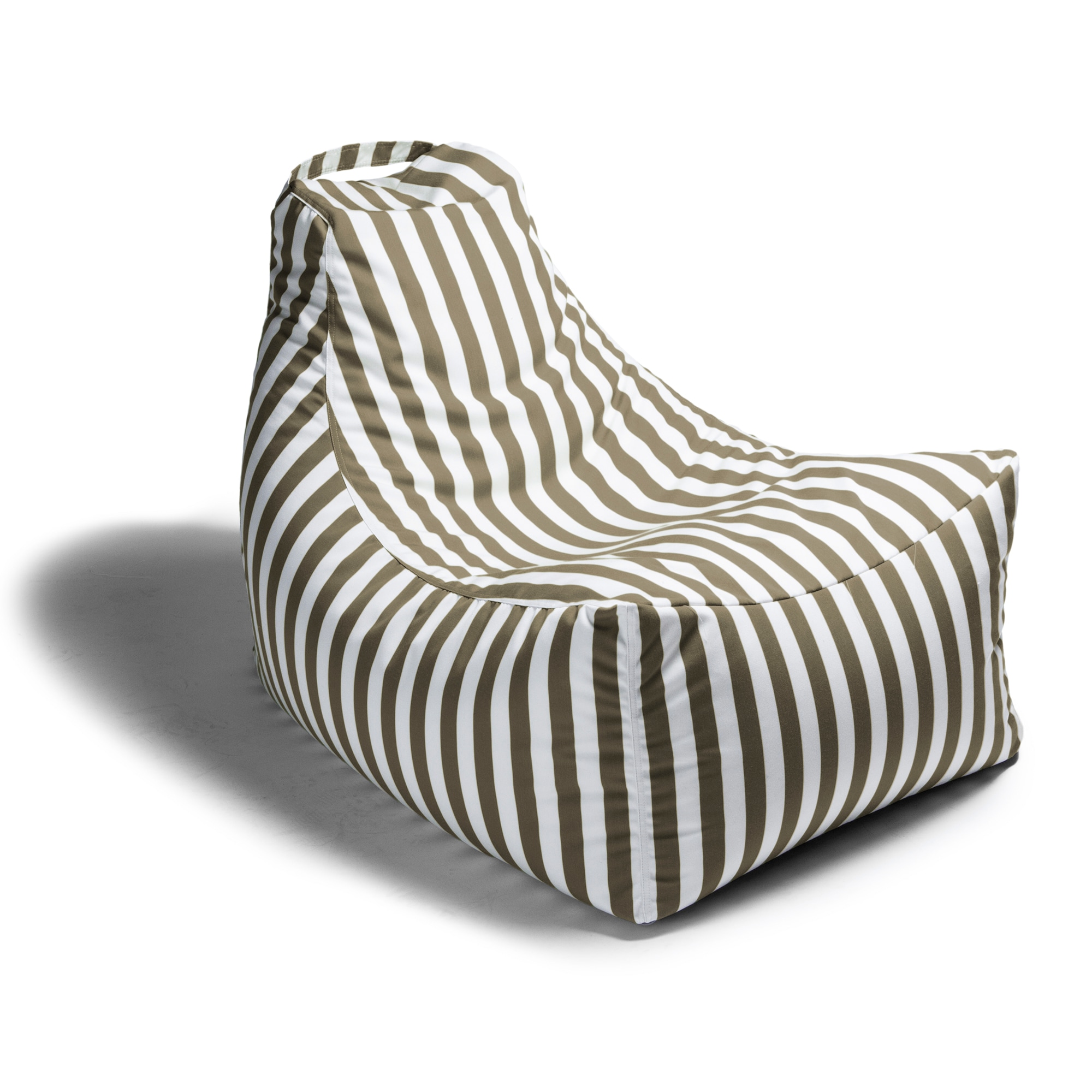 JAXX 16602740 Jaxx Outdoors Brown Plastic Frame Stationary Conversation Chair with Brown Sunfield Solid Seat