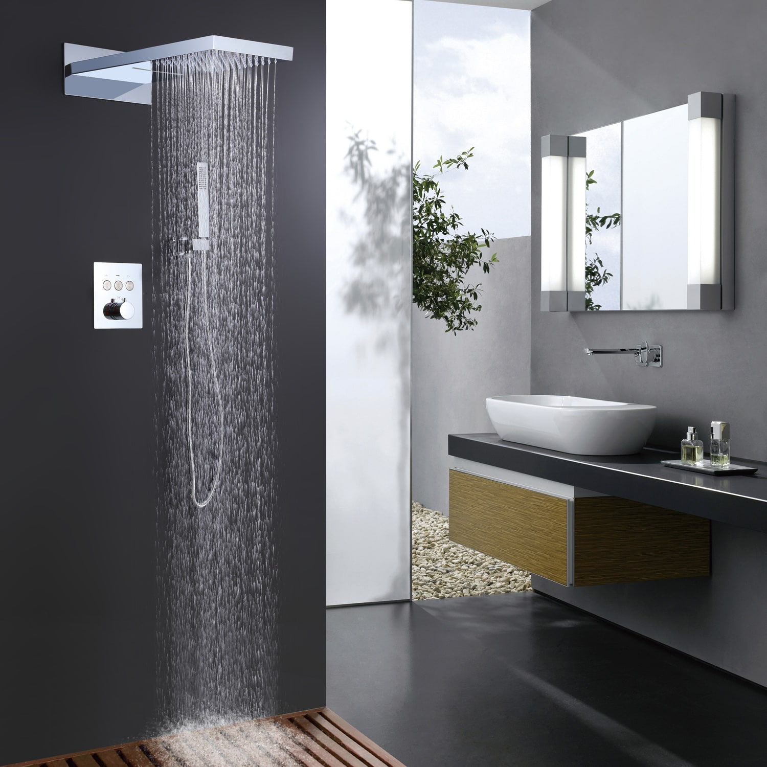 CASAINC WE-SS07CH Showerhead-Bar-Panels - View #3
