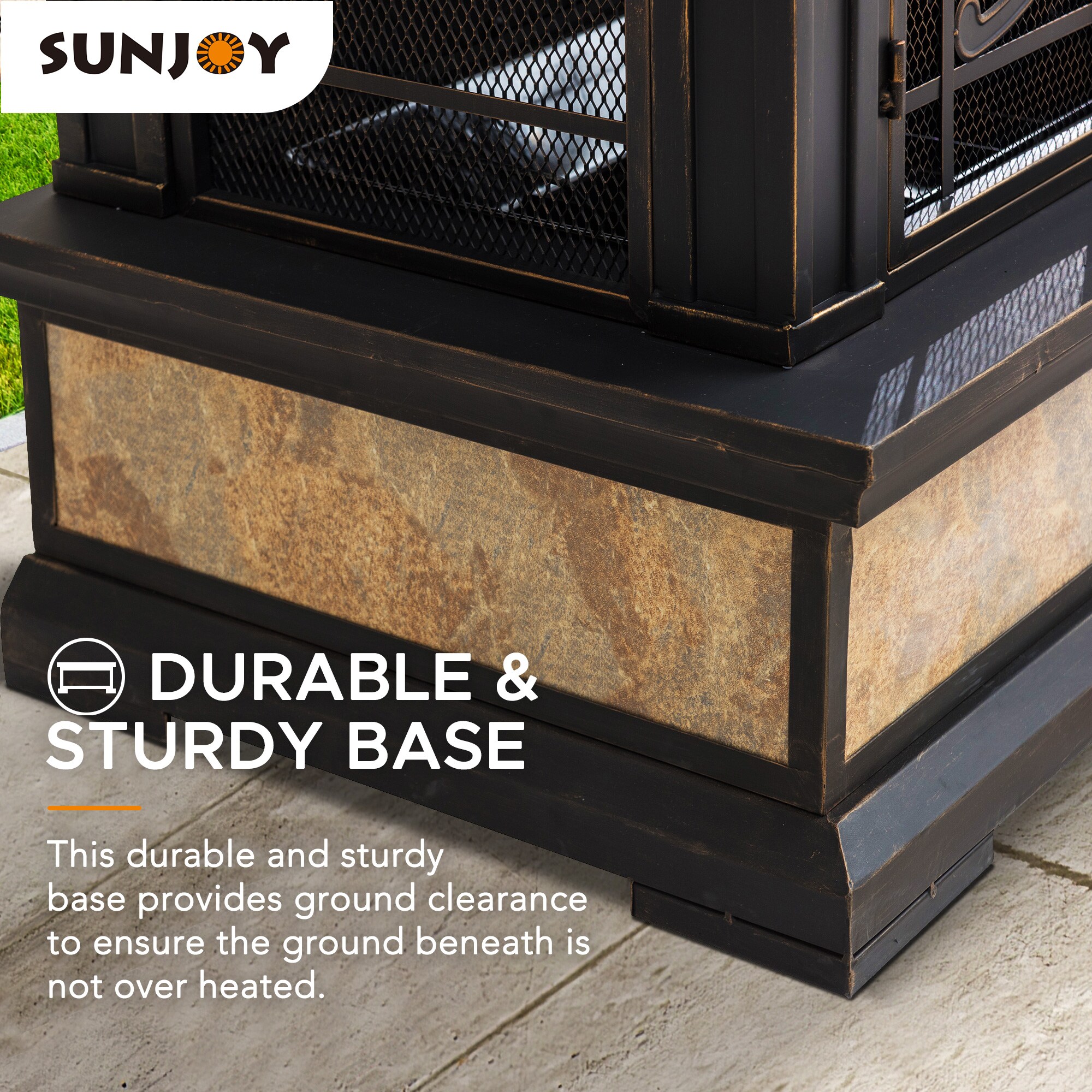 Sunjoy A304001001 Wood-Burning-Fireplace-Inserts - View #6