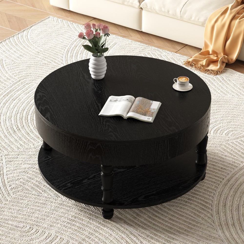 Coolbibila MASON-COFFEE-BLACK Coffee-Tables - View #4