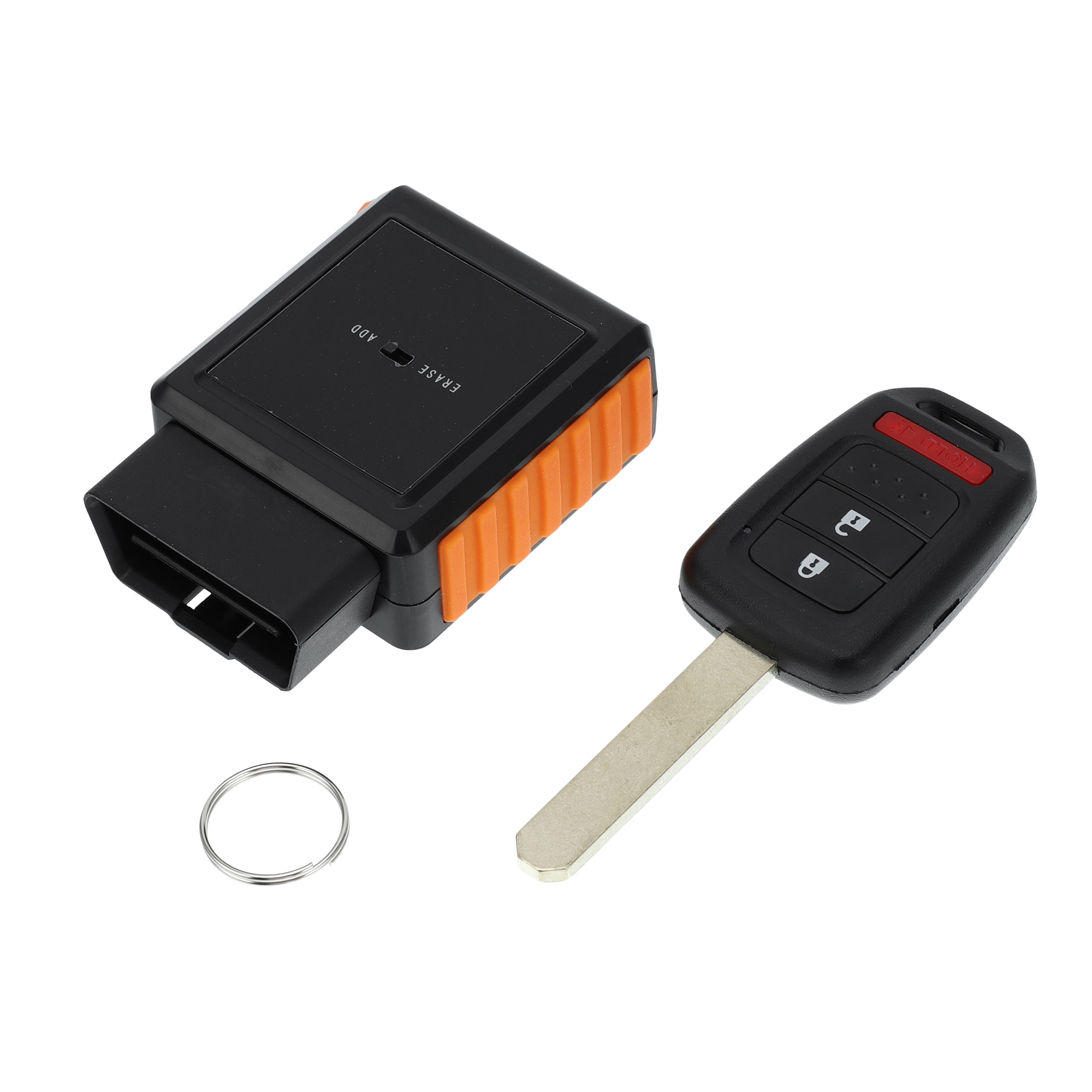 Unique Bargains MLBHLIK6-1T Keyless Entry Remote Key Fob for Honda CR-V 2014-2016 for Honda Fit 15-19 with Chip 3 Button Key Kit 313.8Mhz