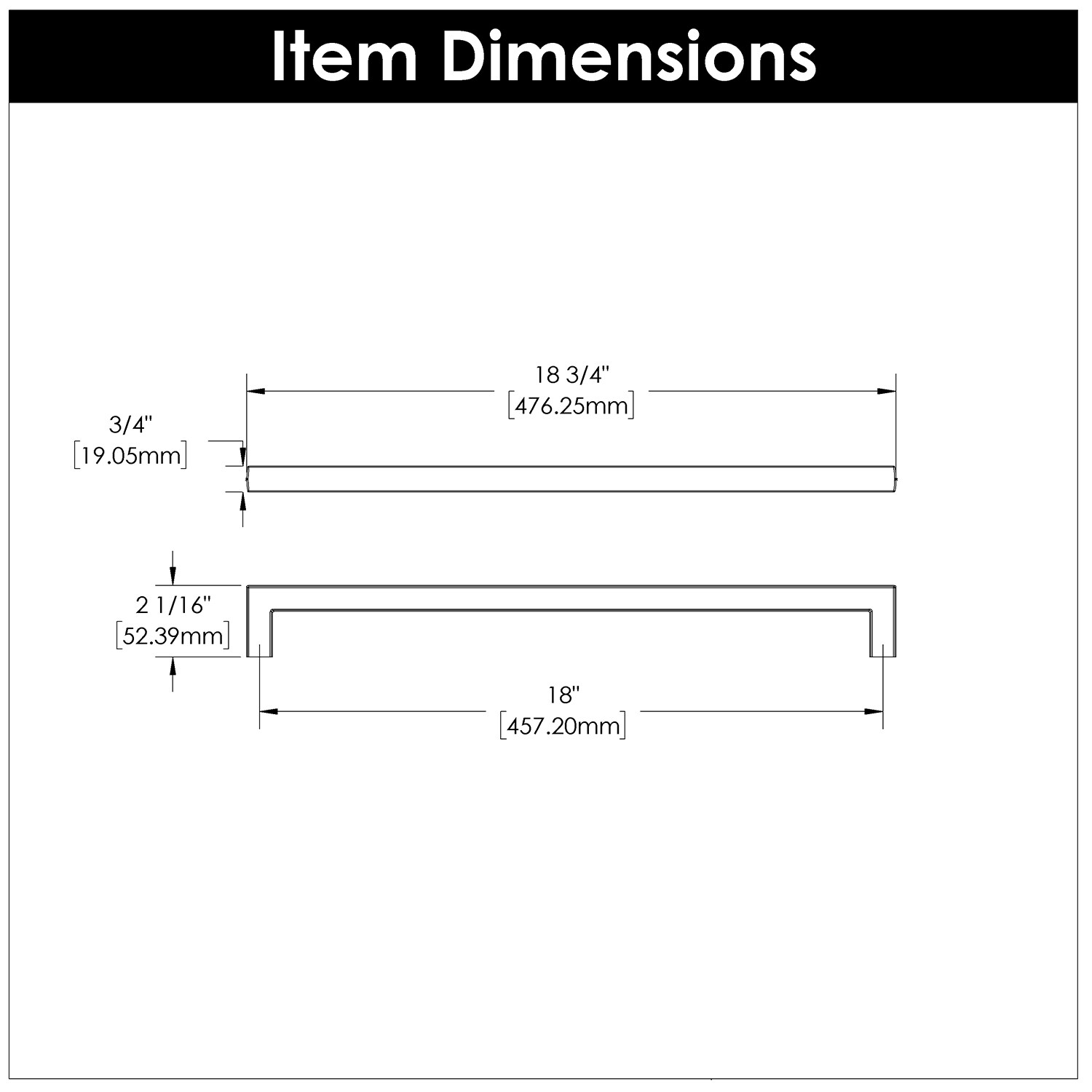 Belwith Keeler B077993MB Cabinet-Pulls - View #4