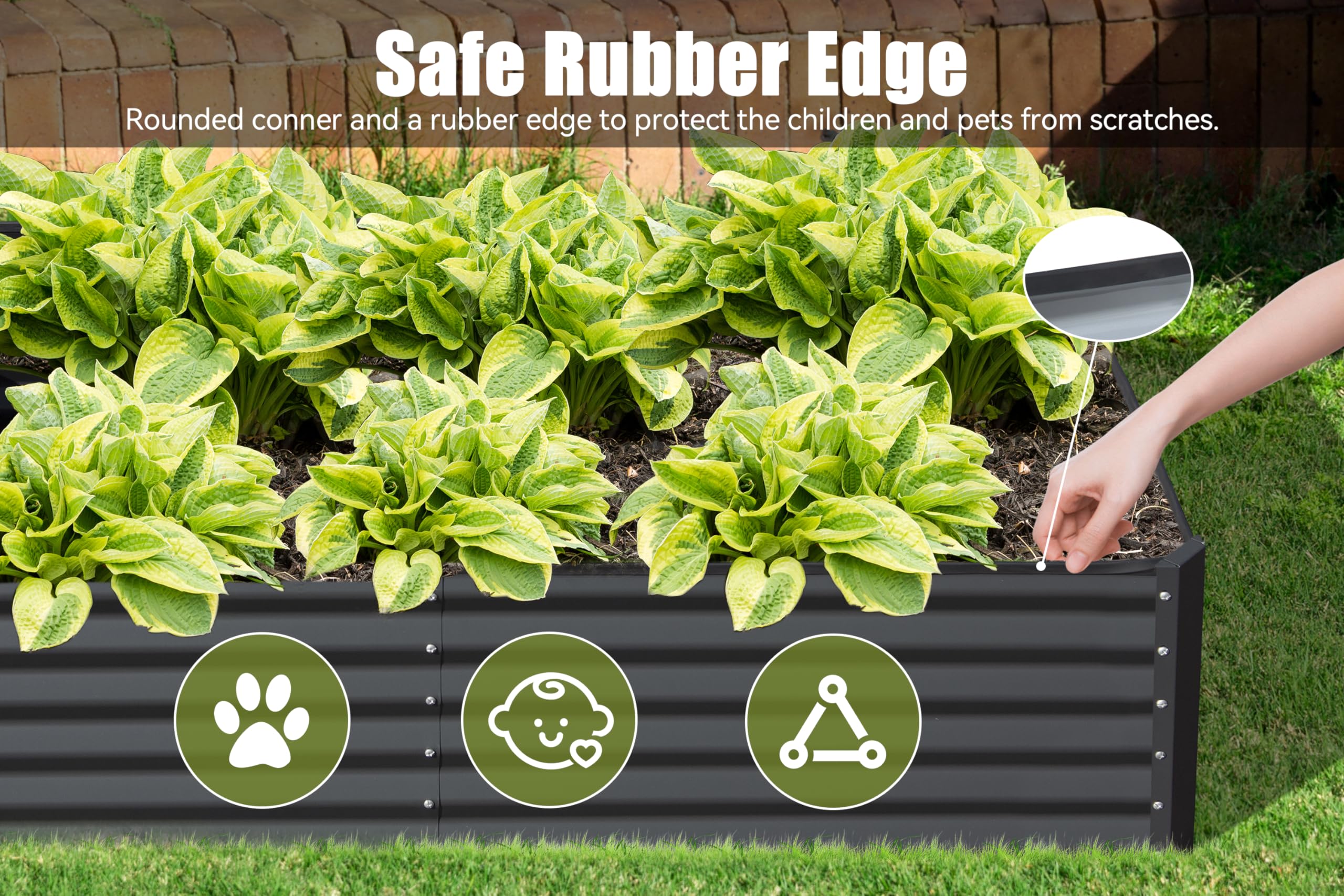 Kahomvis CREFISE-QP243-13 Raised-Garden-Beds - View #4