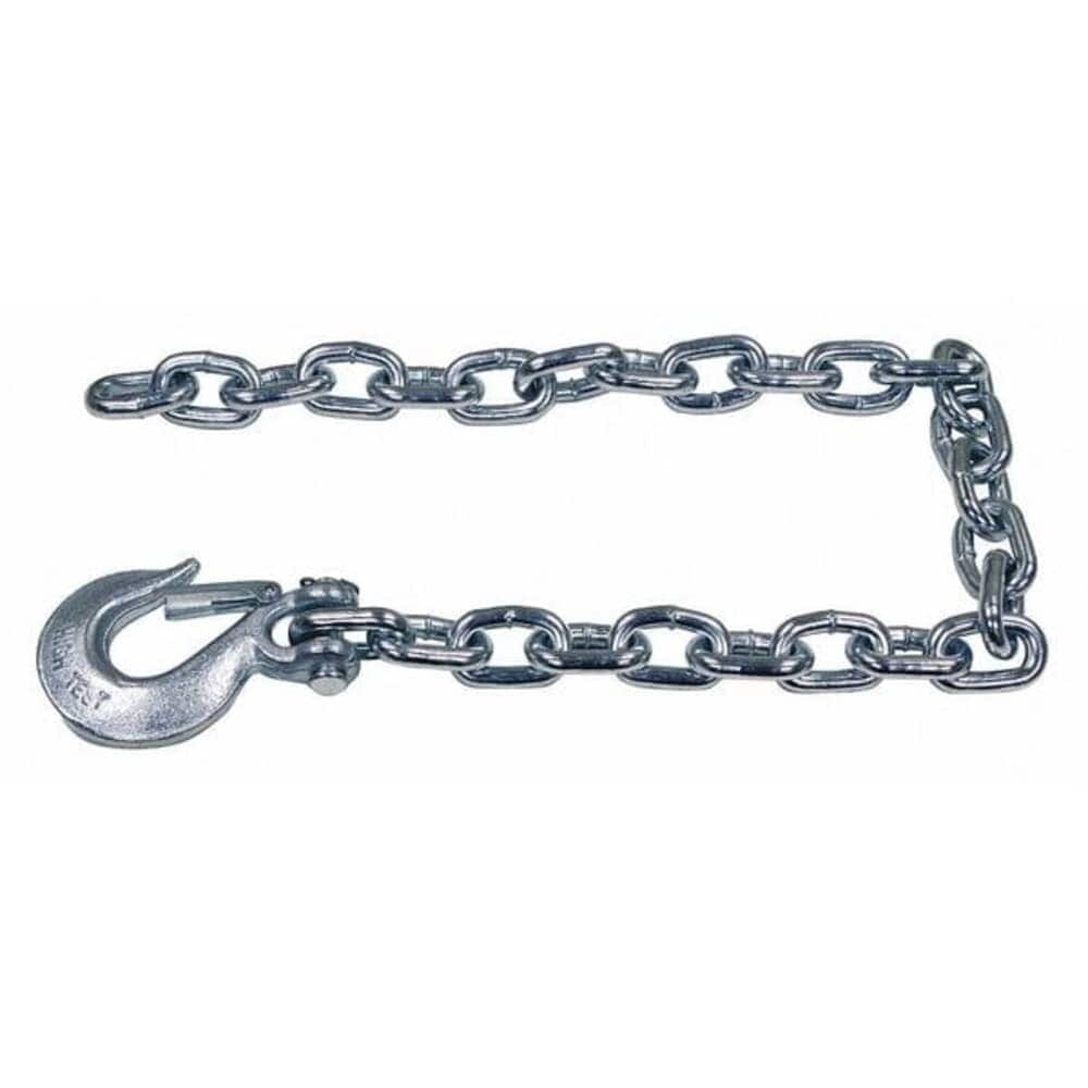 Buyers Products 3/8x42 Inch Class 4 Trailer Safety Chain With 1-Clevis Style Slip Hook-43 Proof #BSC3842