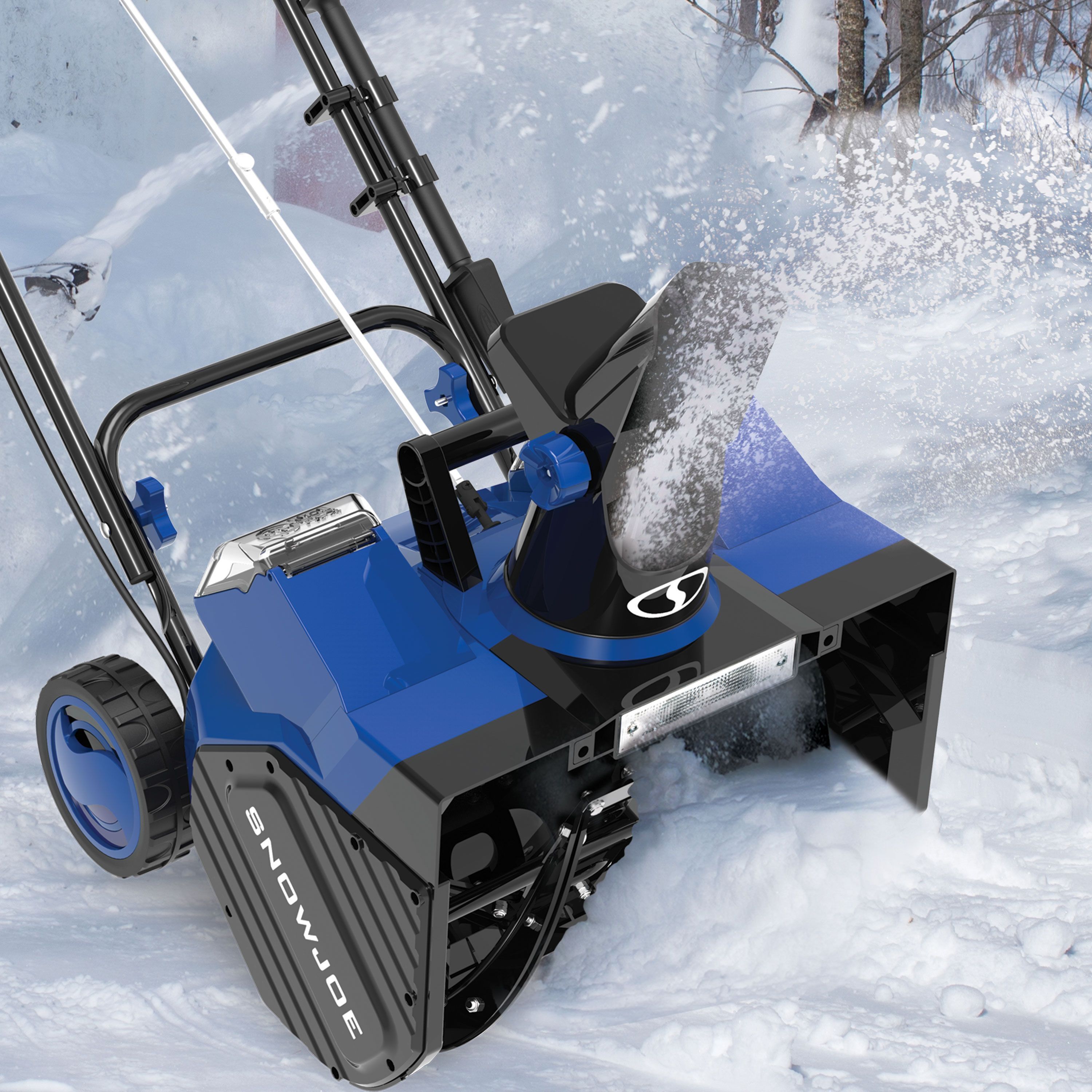 Snow Joe 48-Volt 4-Ah Cordless Snow Blower 2x4Ah 48-volt 18-in Single-stage  Push Cordless Electric Snow Blower Ah (Battery Included) in the Snow  Blowers department at