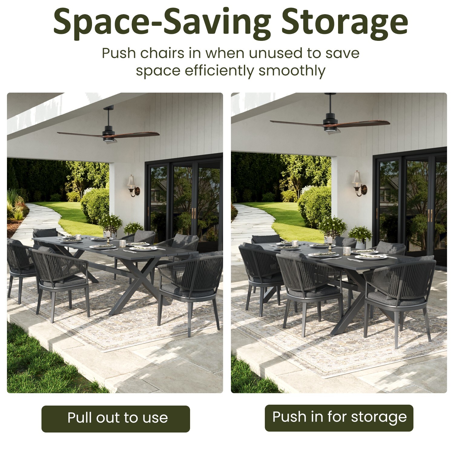 LayinSun CY05-PDS9802 Patio-Dining-Sets - View #5