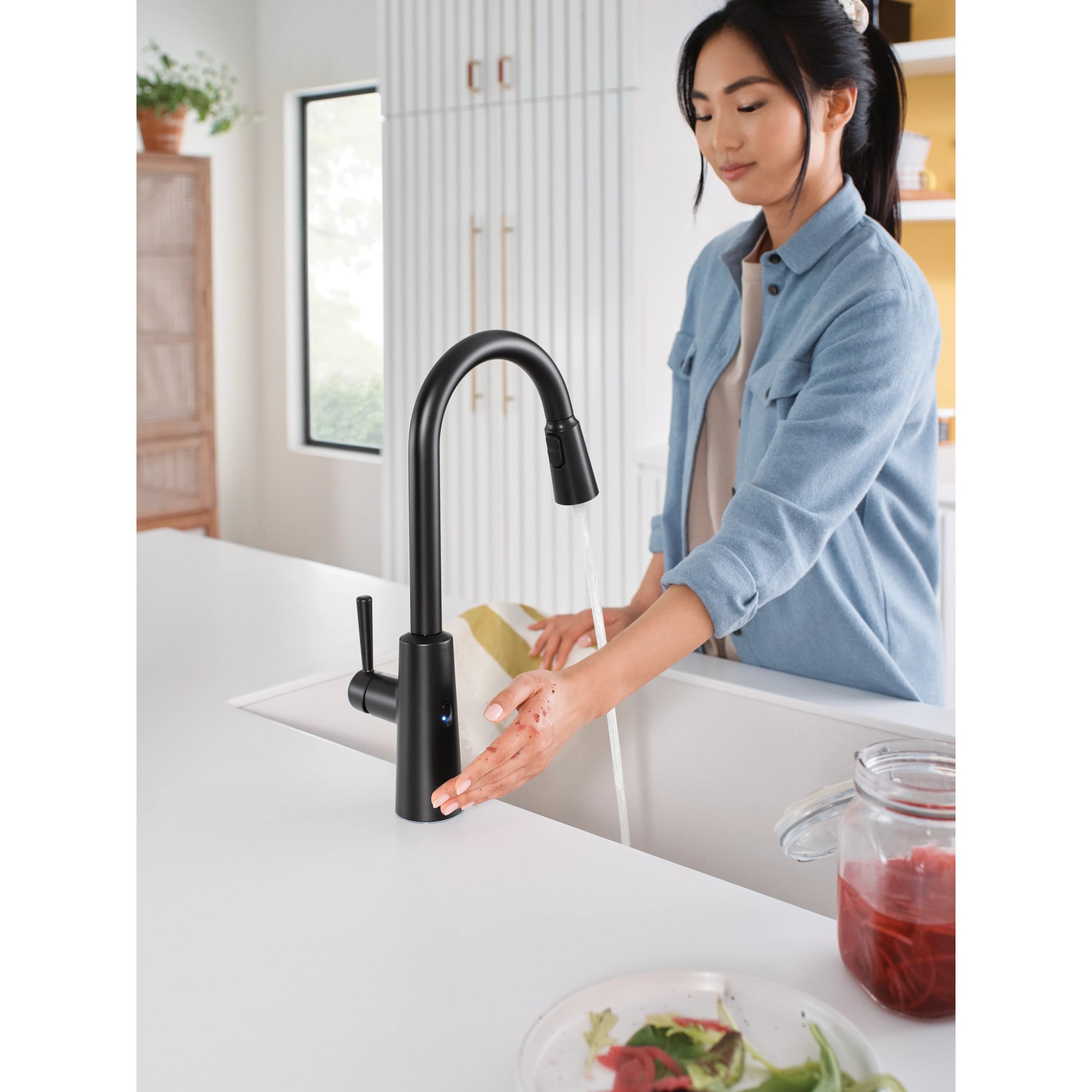 Moen 7402EWBL Kitchen-Faucets - View #8