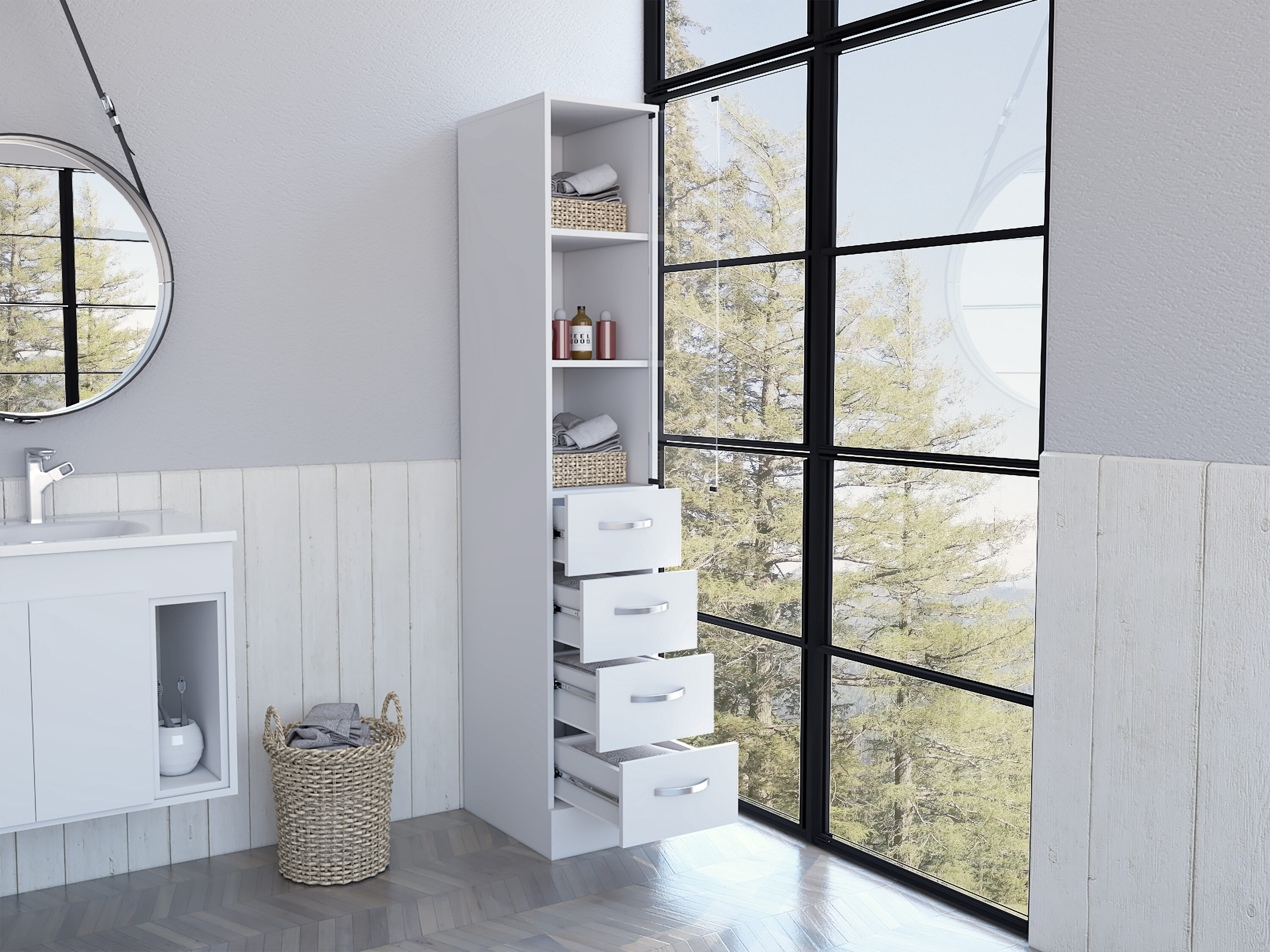 Huluwat DJ-148966 Linen-Cabinets - View #6
