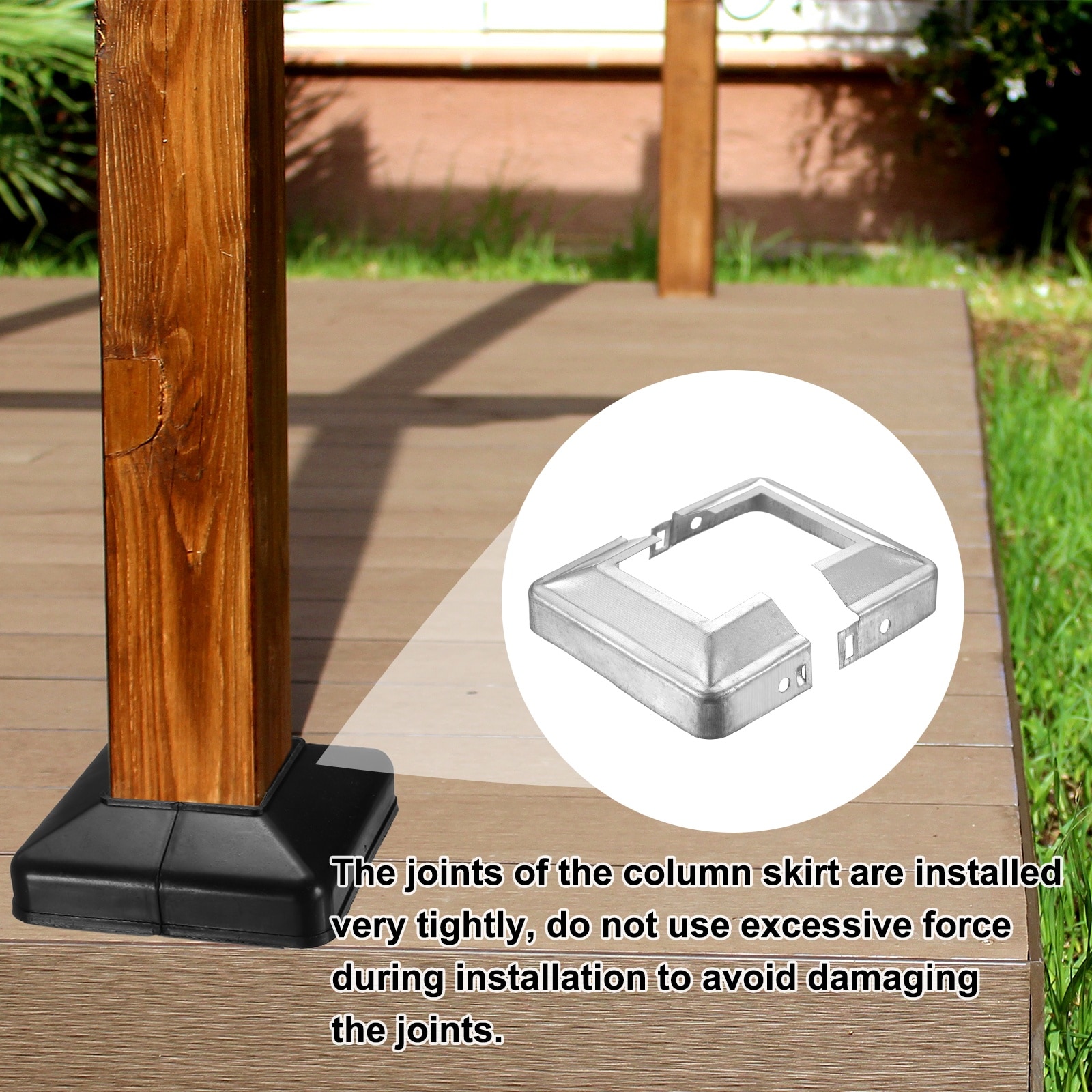 Unique Bargains S26010902UX3936 Deck-Post-Caps - View #4