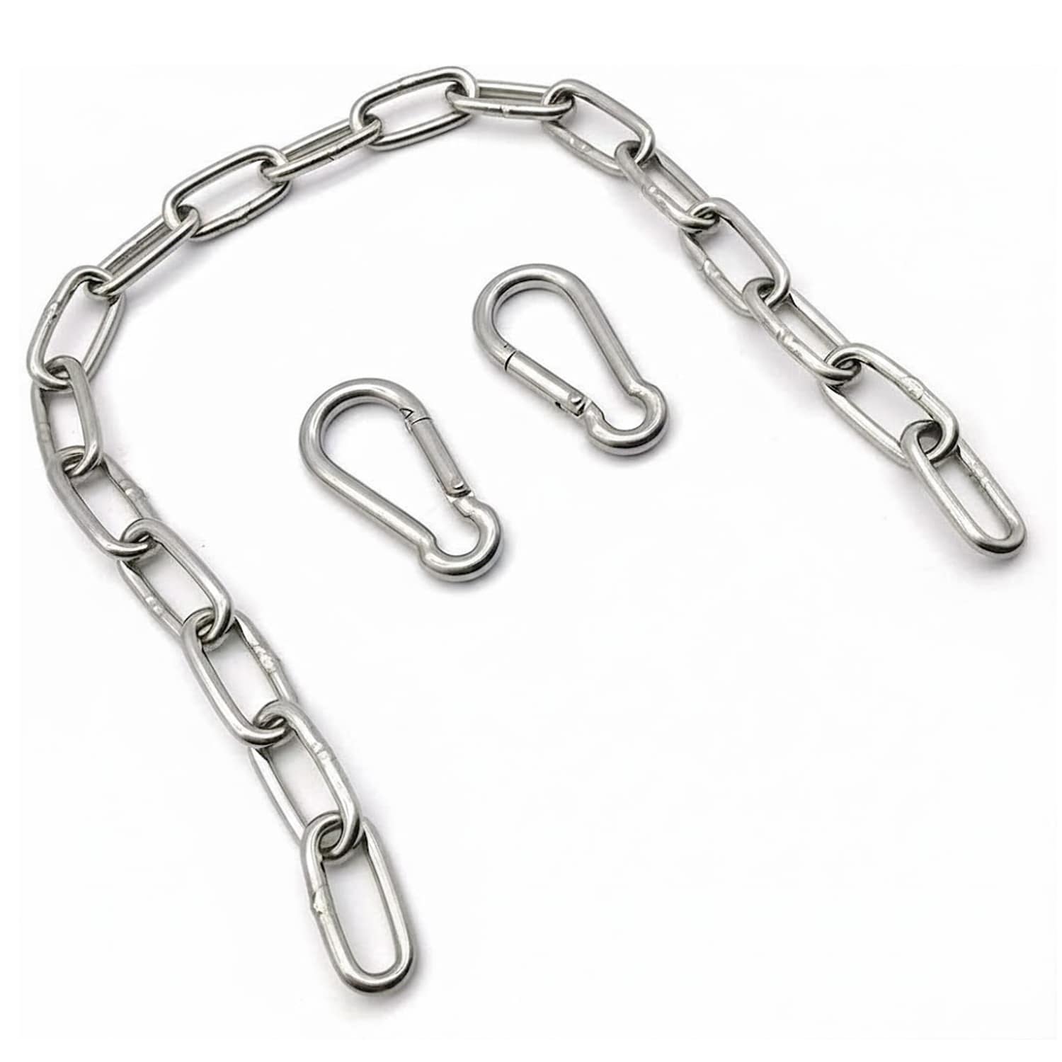 Etokfoks Heavy Duty Stainless Steel Chain 550LB Capacity for Punching Bags Hanging Chair Hammocks Swing Trapeze Yoga #LETBZAY3J