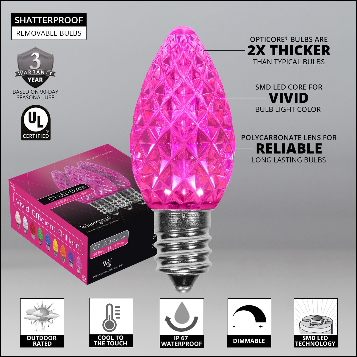 Wintergreen Lighting 72634 String-Light-Bulbs-Fuses - View #2