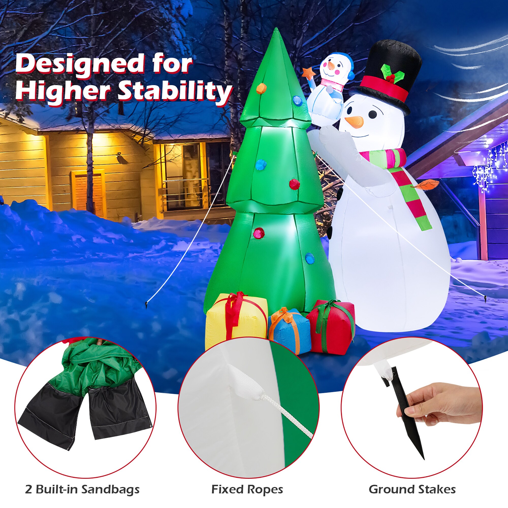 Costway LWS00691 Christmas-Inflatables - View #4