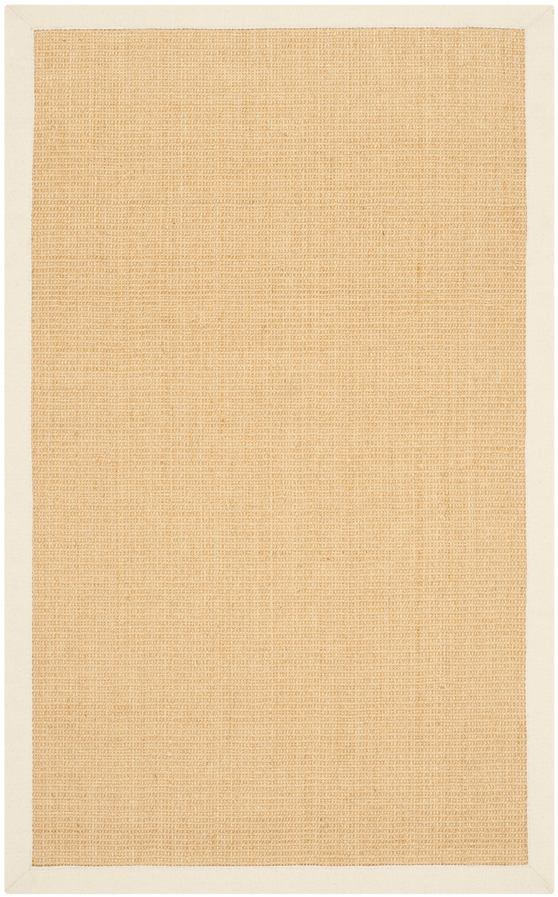 Safavieh Nf Bermuda Sisal Maize Wheat 3 x 4 Rectangular Area rug