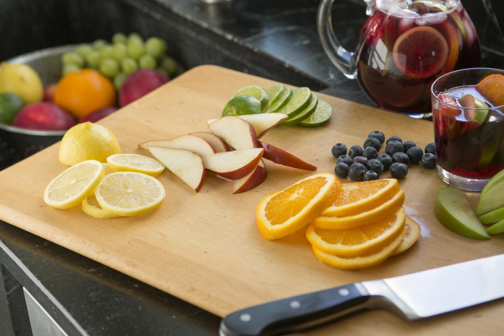 Handcrafted Cutting Board with Knife Storage, by JK Adams ; 3