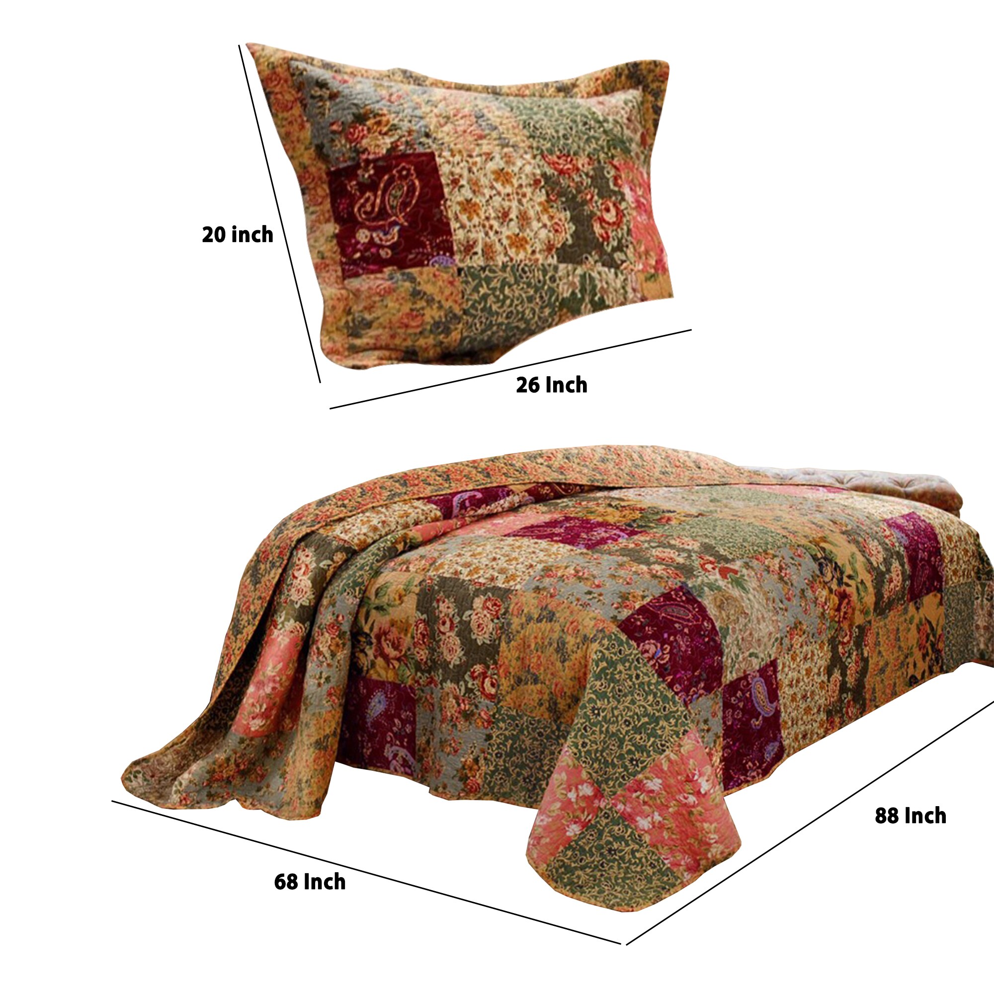 Benzara BM14922 bedding - View #5