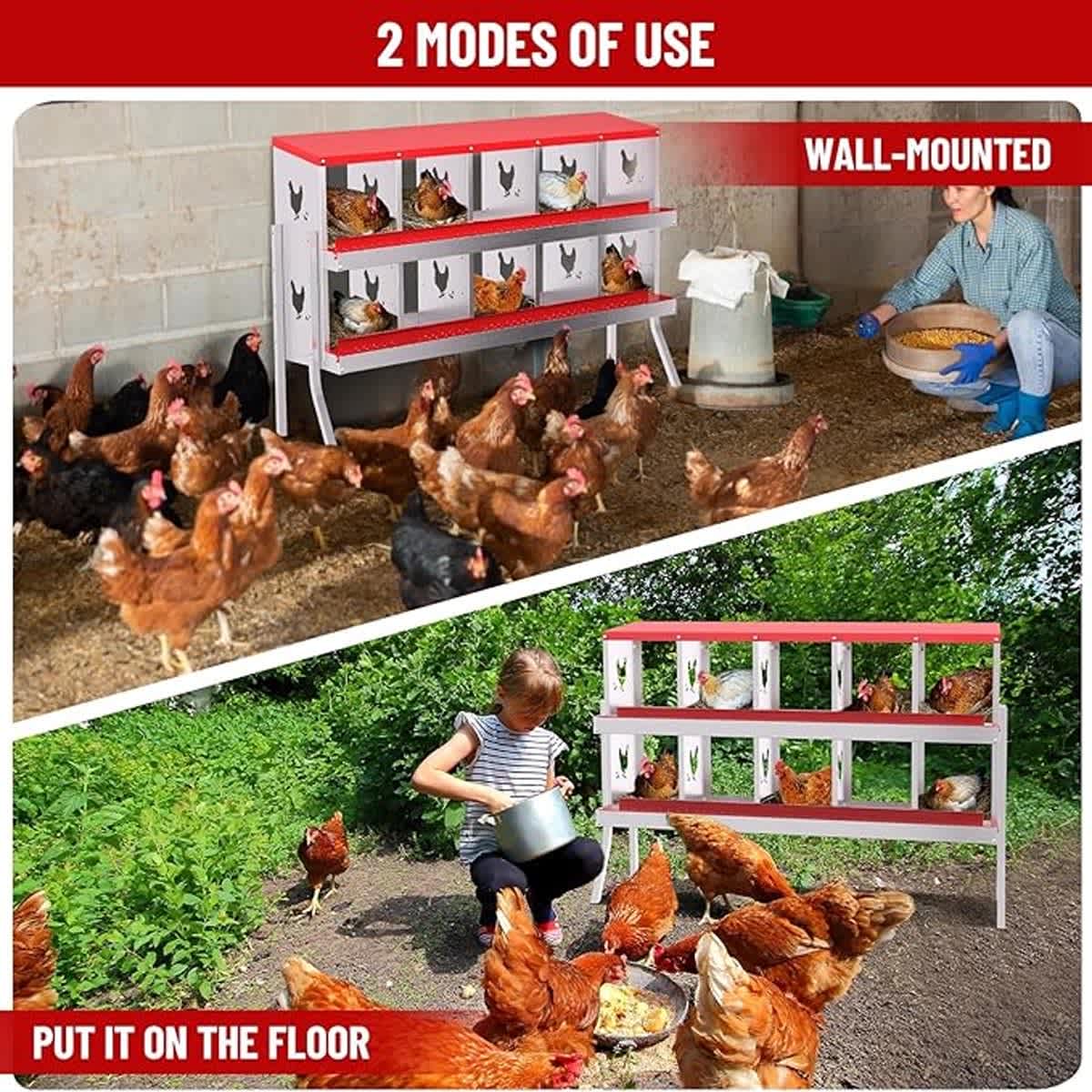 Qeetex WLS-PHO-348SF9XM Chicken-Coops-Rabbit-Hutches - View #6