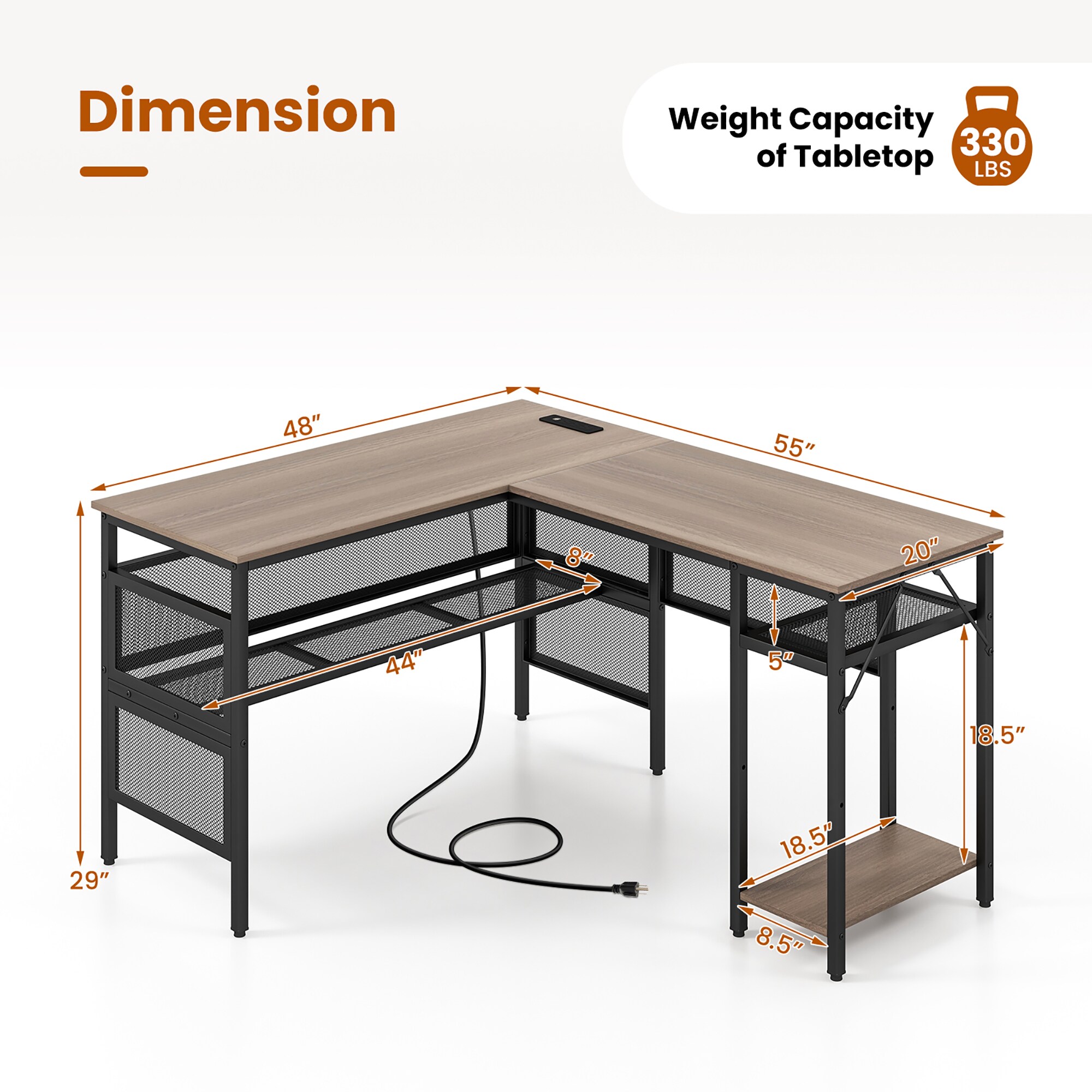 Goplus LWS00487 desks - View #2
