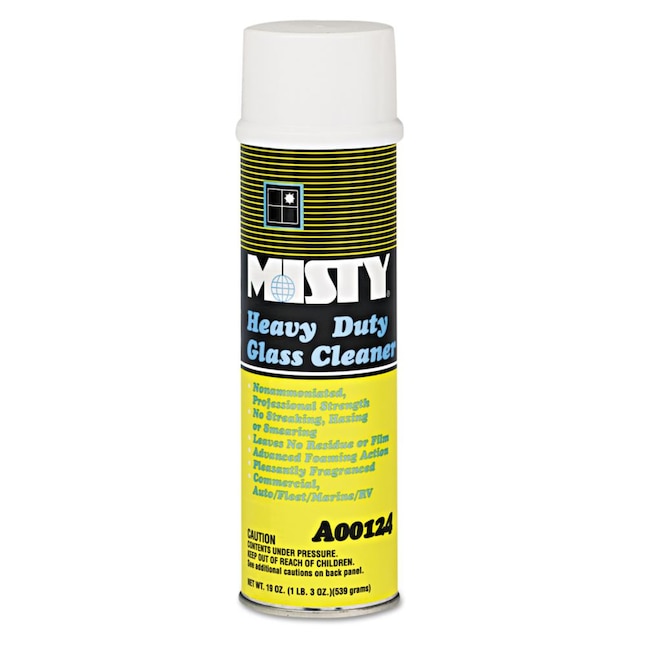 Misty 20 Fluid Ounces Aerosol Spray Glass Cleaner in the Glass Cleaners  department at