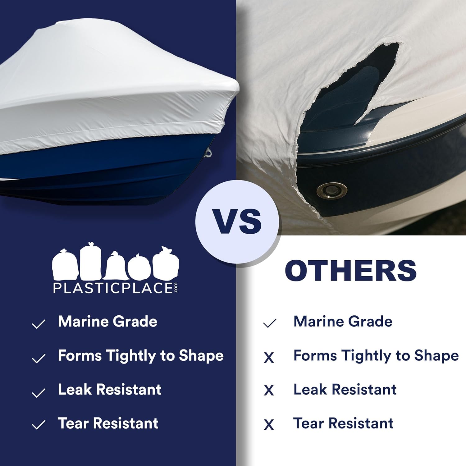 Plasticplace SBW400WH Boat-Covers - View #6