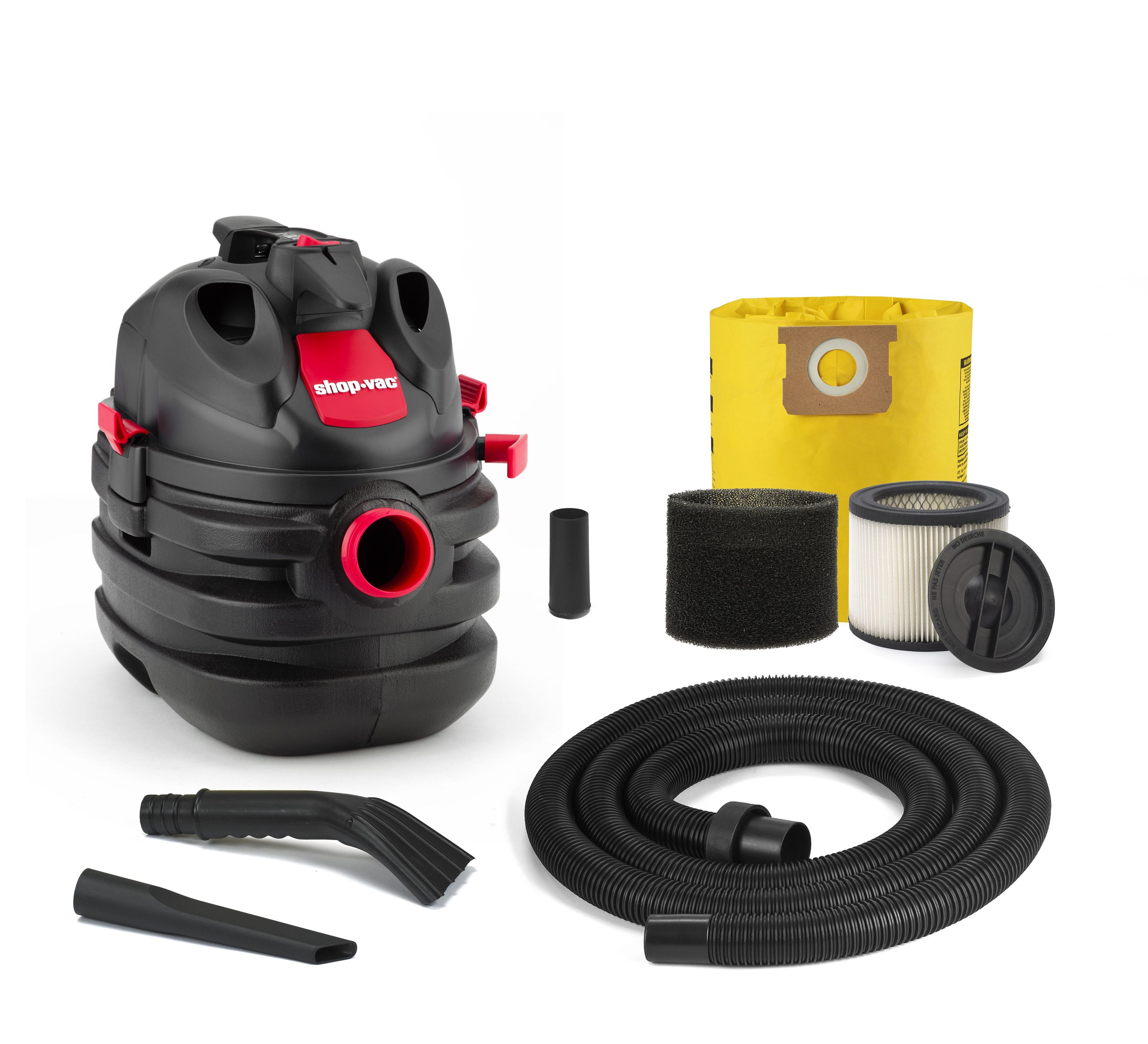 Shop-Vac 5-Gallons 6-HP Corded Wet/Dry Shop Vacuum with Accessories  Included in the Shop Vacuums department at