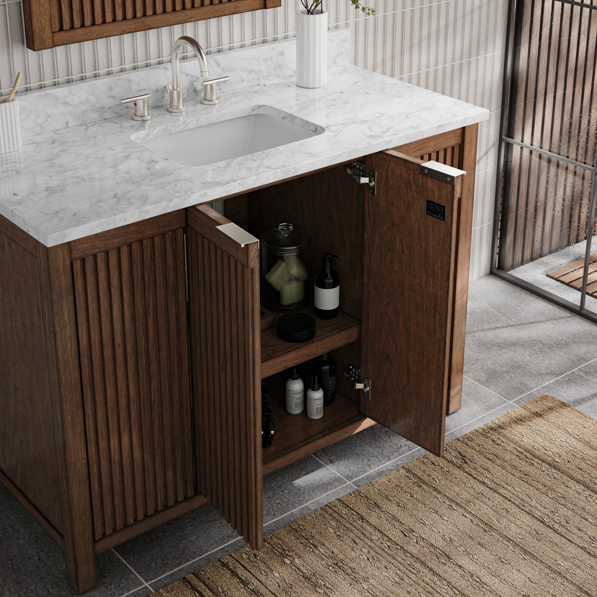 Frank Lloyd Wright USONIA 1601VA-48-295-900-UM Bath-Vanity-Combo - View #4