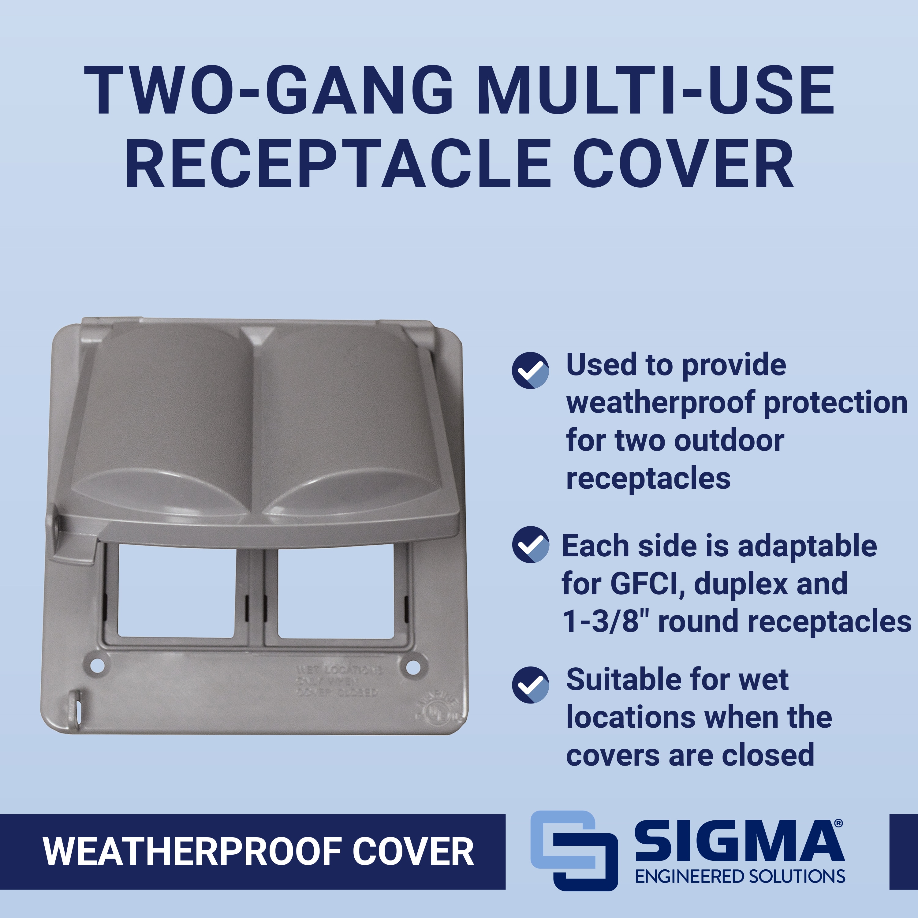 Sigma Engineered Solutions 14180 Electrical-Box-Covers - View #4