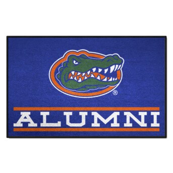 FANMATS Florida Gators 1-1/2-ft x 2-1/2-ft Blue Rectangular Indoor Door Mat FANMATS Florida Gators 1-1/2-ft x 2-1/2-ft Blue Rectangular Indoor Door Mat