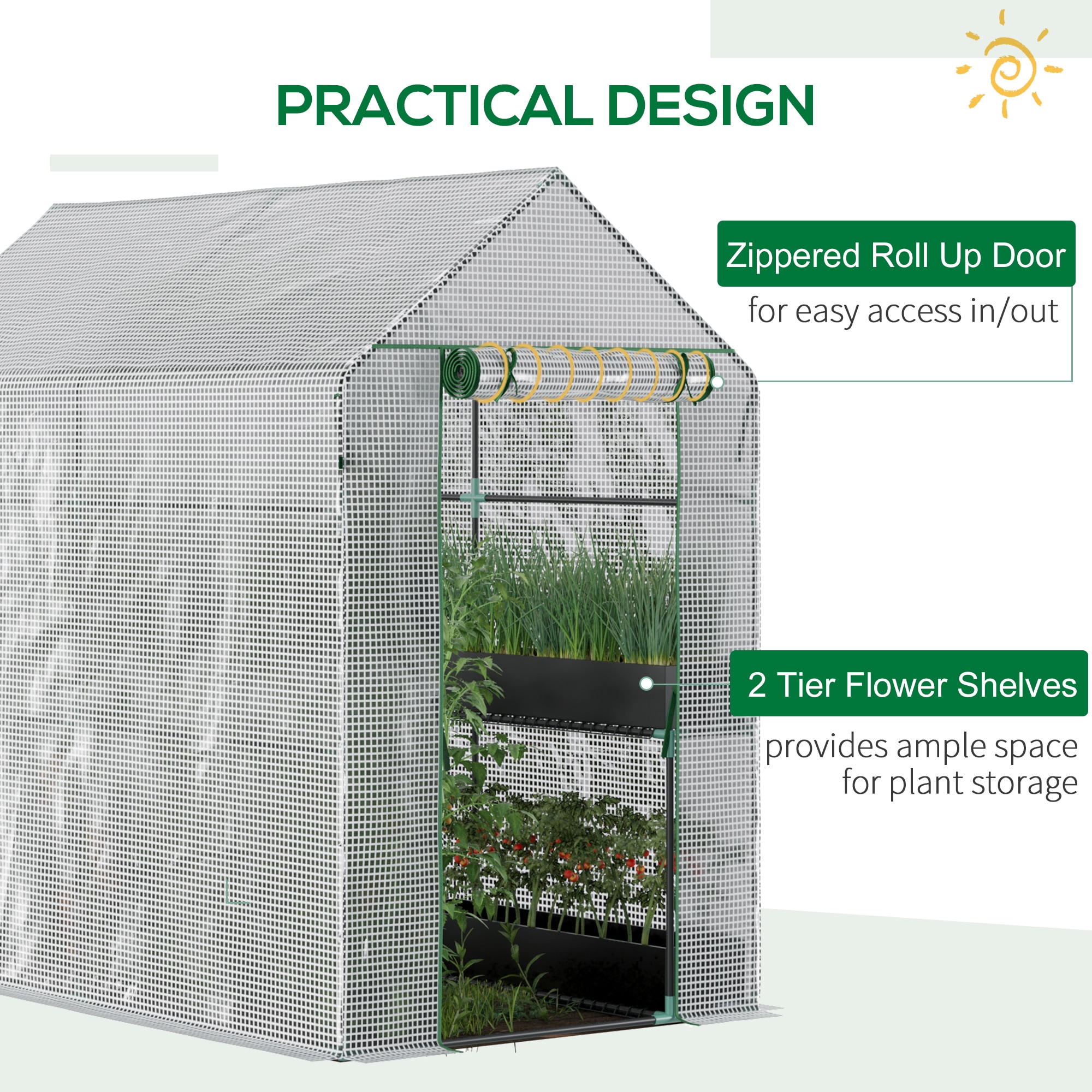 Outsunny 845-306V01 greenhouses - View #7