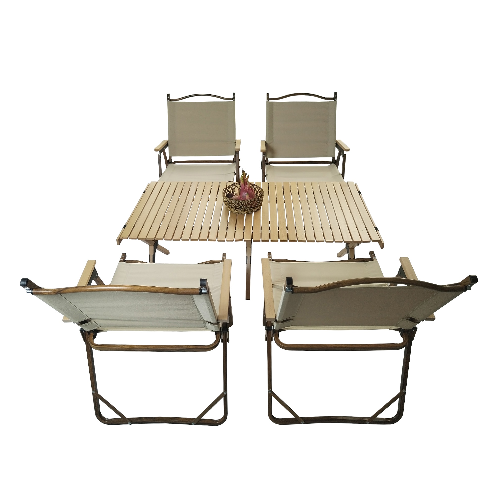 Kahomvis LEISURE-QPW4-003 Picnic-Tables - View #4