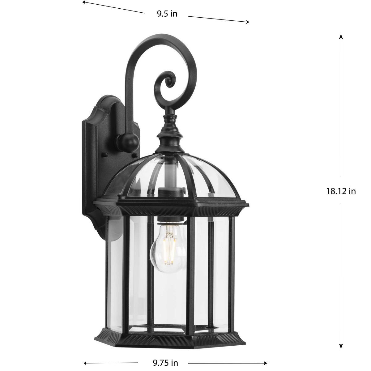 Progress Lighting P560323-031 Outdoor-Wall-Lighting - View #3
