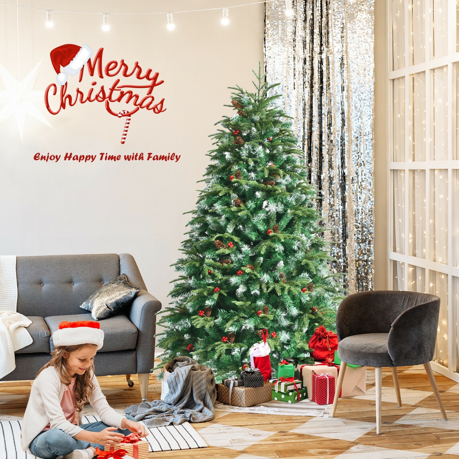 Forclover HYFASDCM14 Artificial-Christmas-Trees - View #10