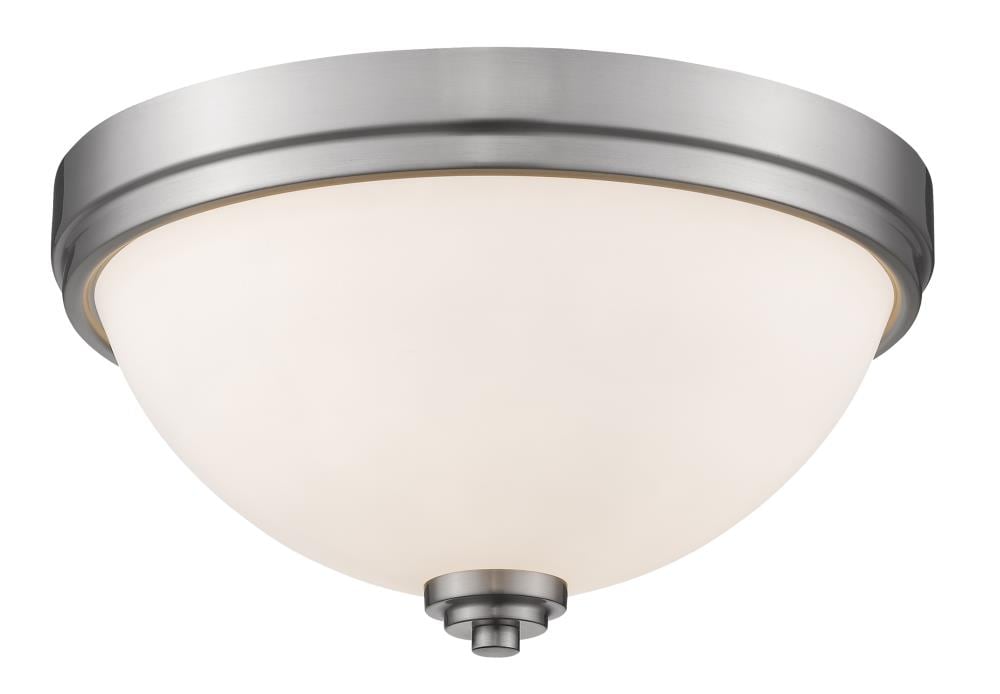 Z-Lite 443F2-BN Ashton 2 -Light 13-in Brushed Nickel Flush Mount Light