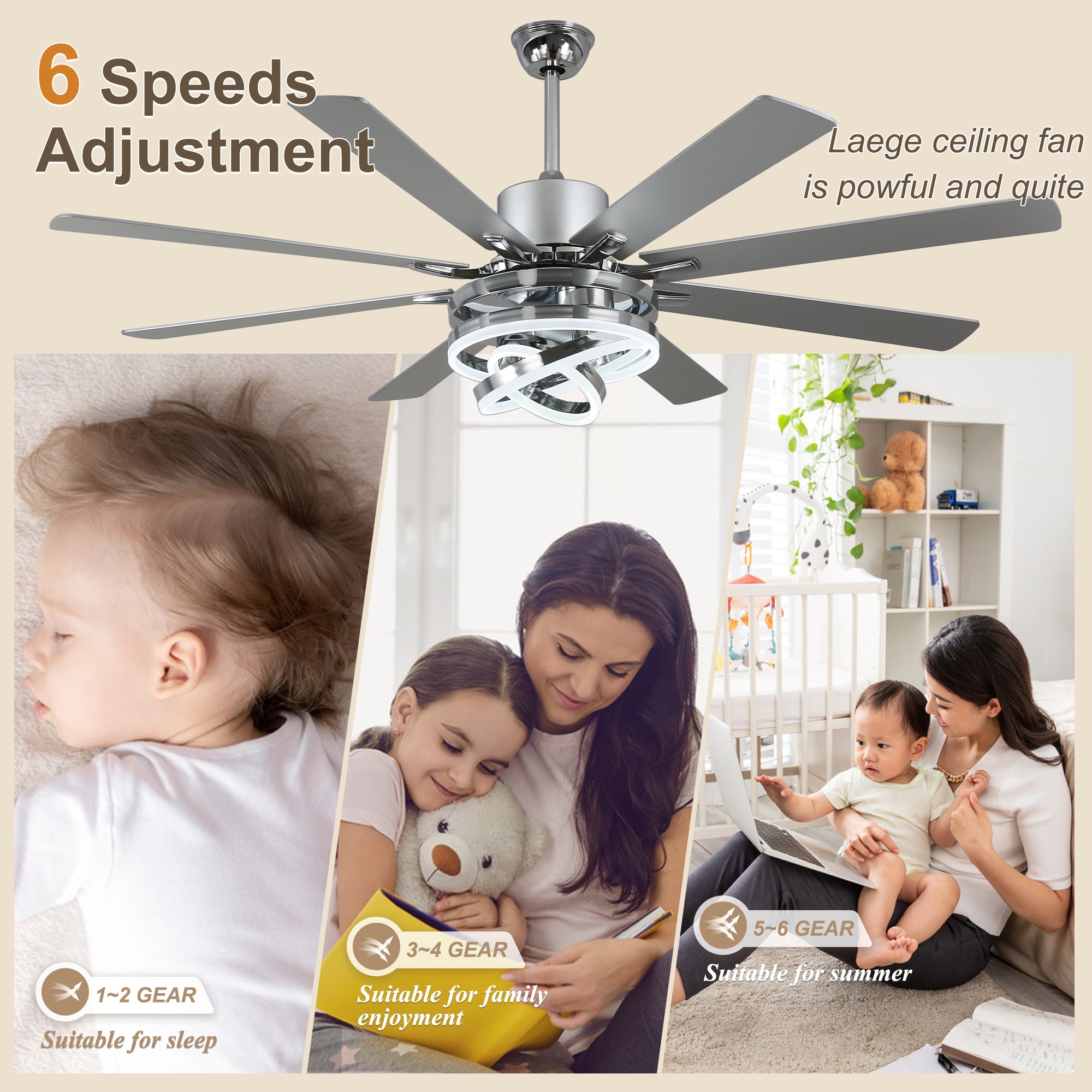 Bella Depot DCFSD7205-C Ceiling-Fans - View #7