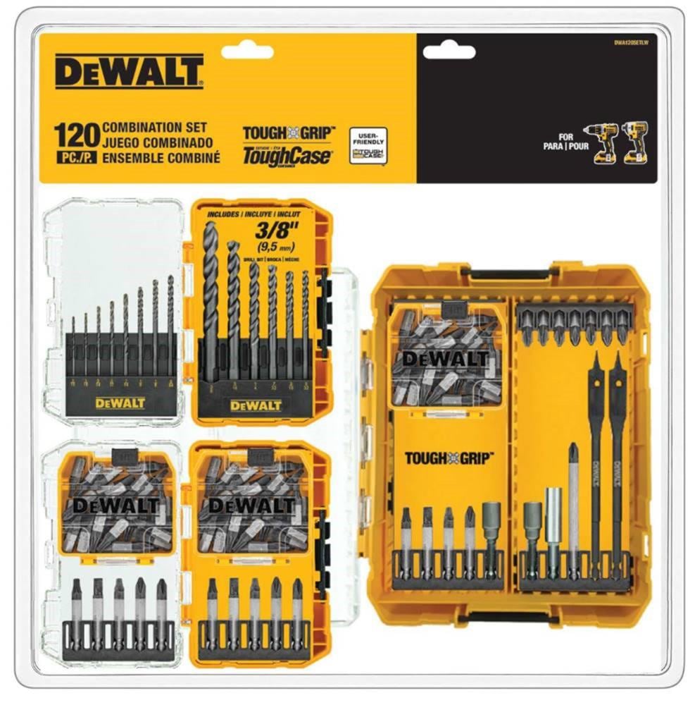 109 Piece Drill and Drive Bit Set Screwdriver Accessory Kit Tools